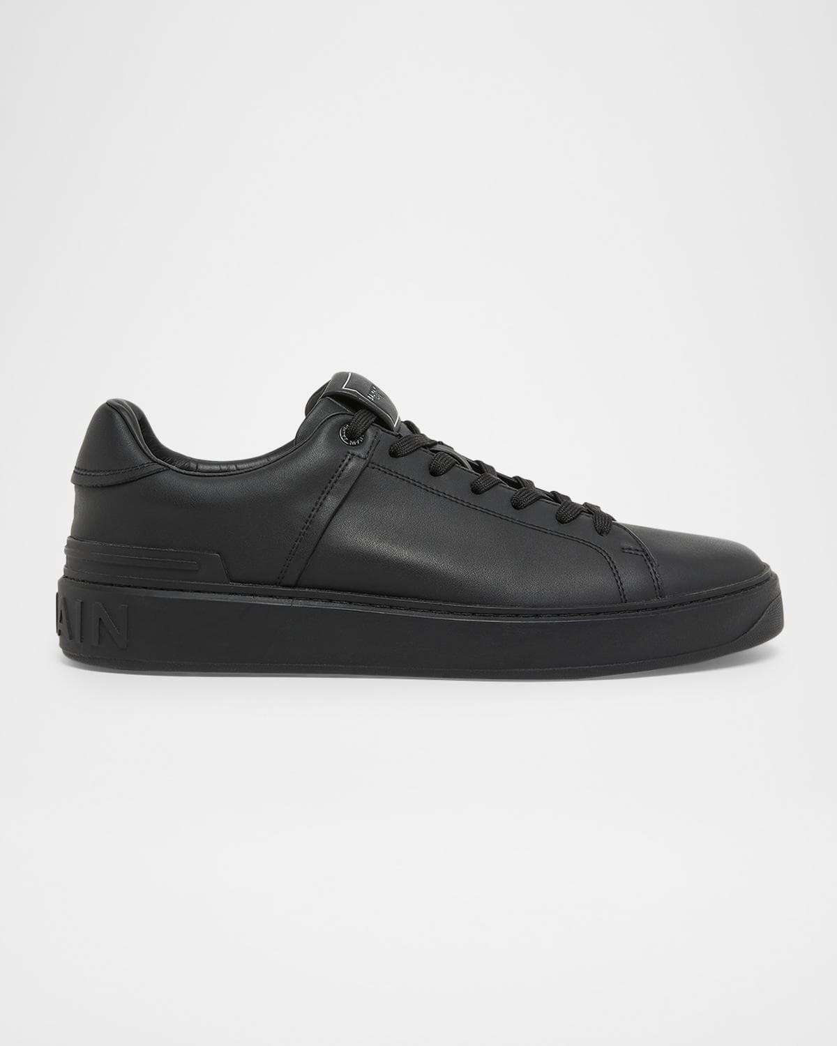 Balmain Men's B-Court Calfskin Low-Top Sneakers