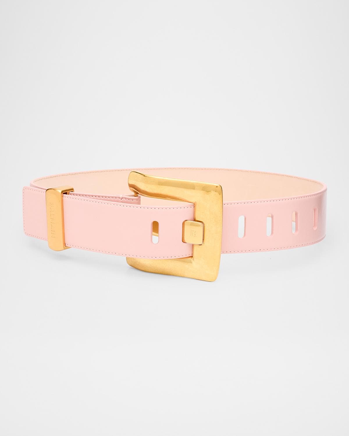 Balmain Anthem Smooth Leather Belt
