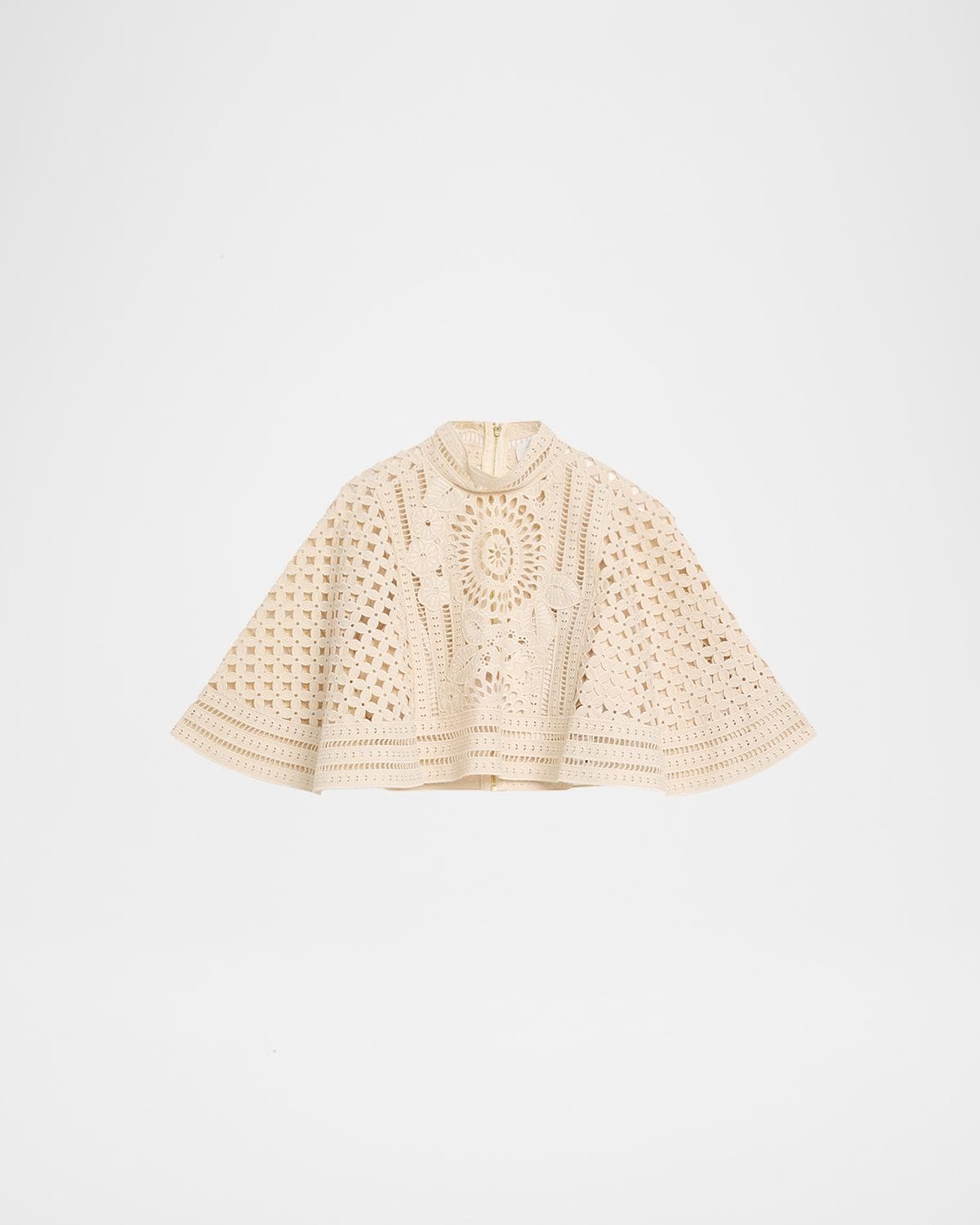 Zimmermann Indra Embroidered Cape
