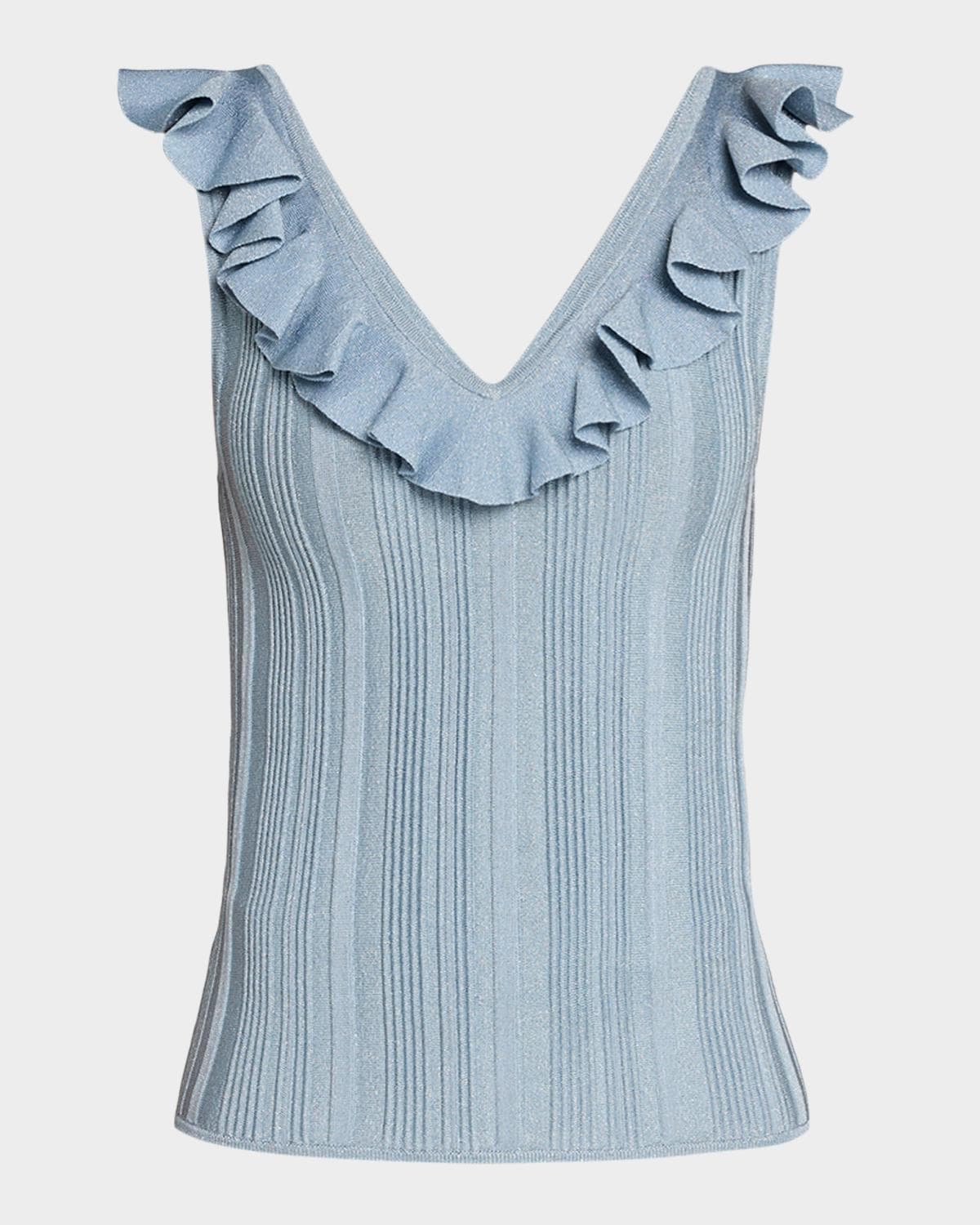 Zimmermann Aster Metallic Frill Top