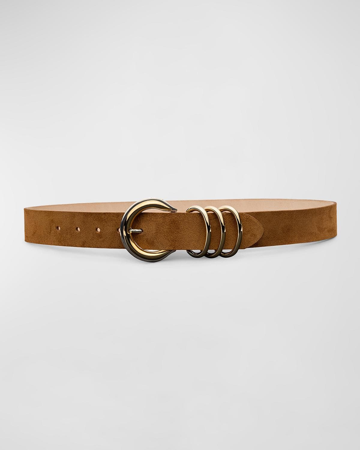 L 'AGENCE Tobar Suede Belt