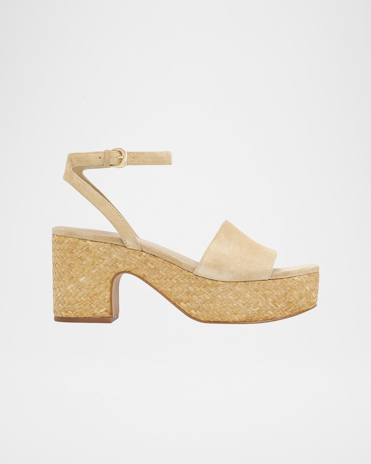 Vince 75mm Castella Suede Platform Sandals