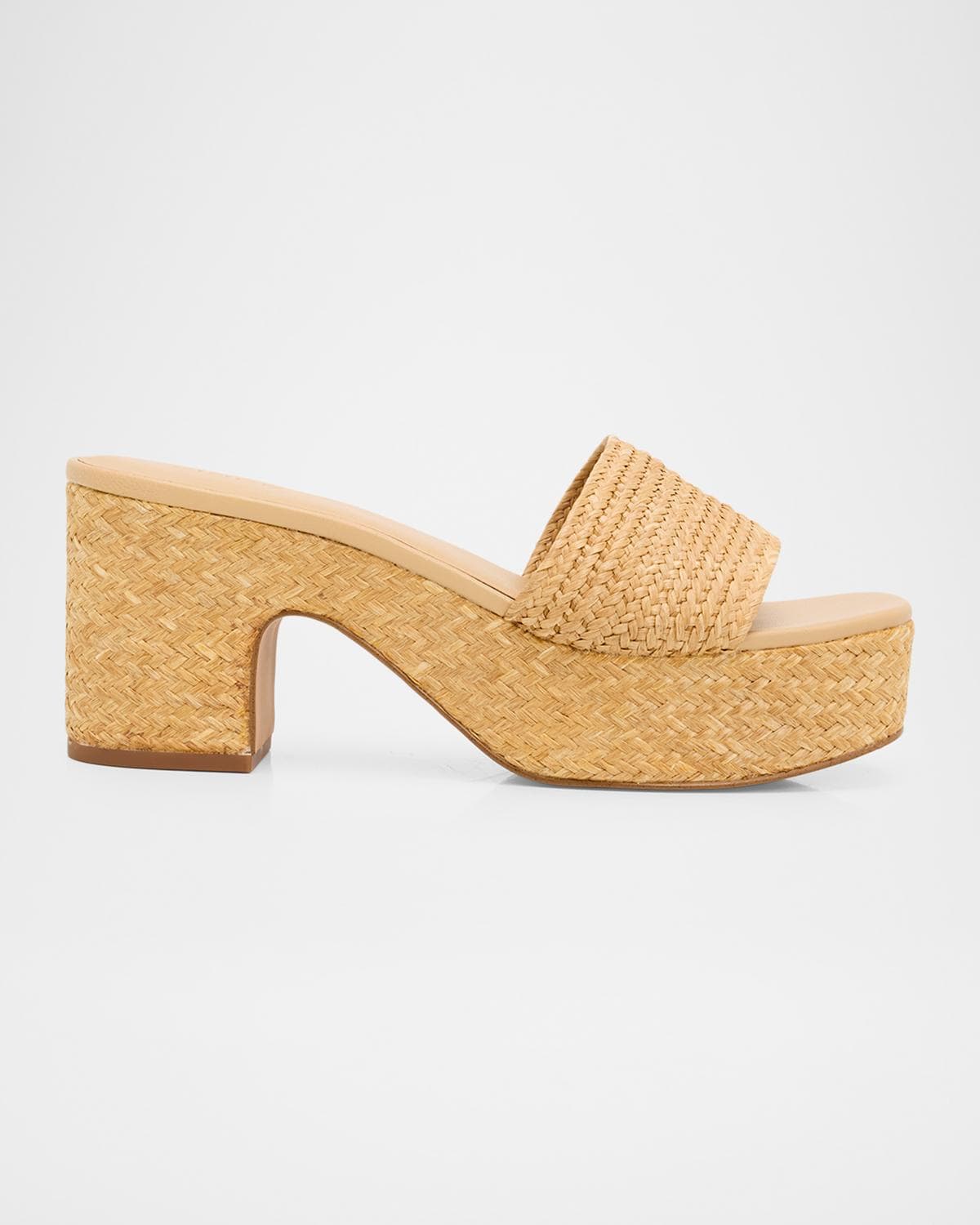 Vince Clarita Raffia Platform Sandals