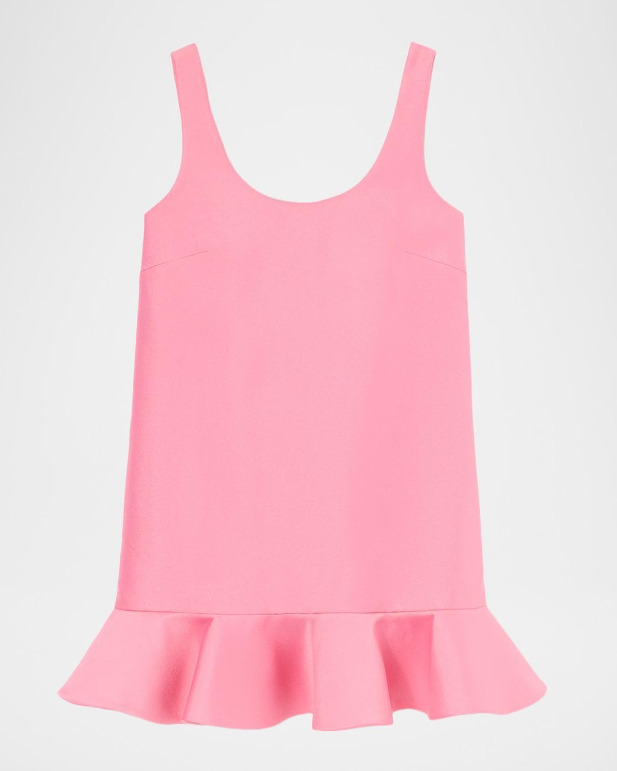 Self-Portrait Taffeta Drop-Waist Mini Dress