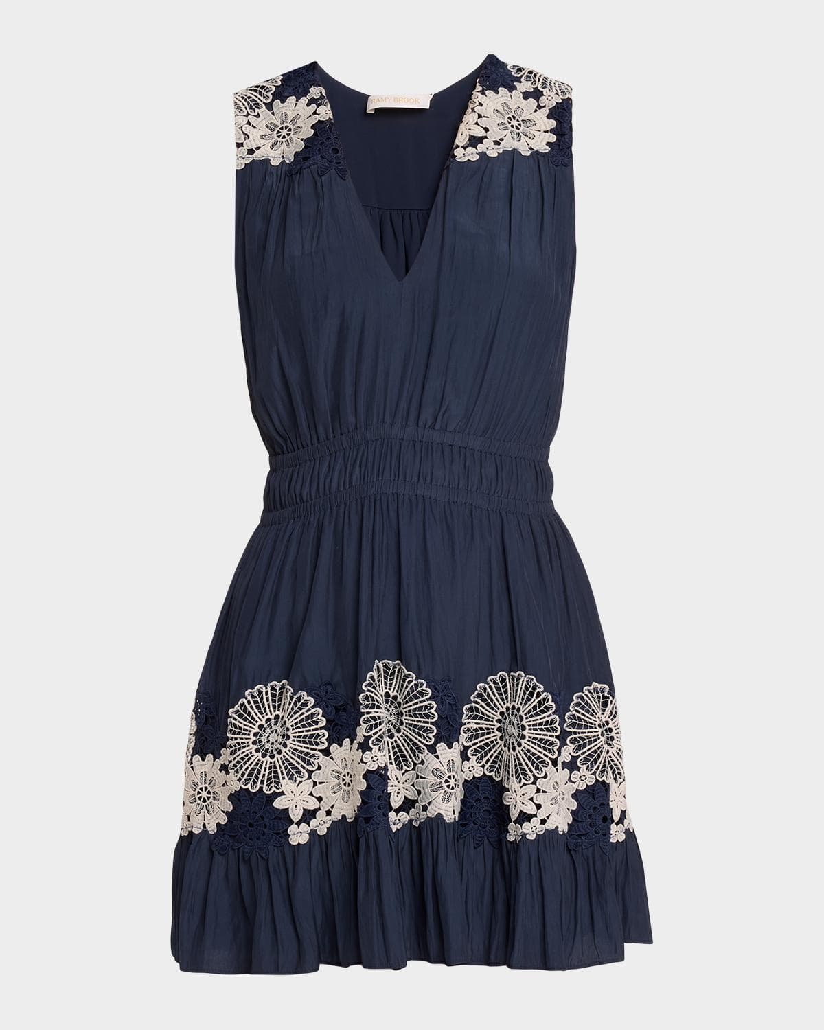 Ramy Brook Mackenzie Embroidered Mini Dress