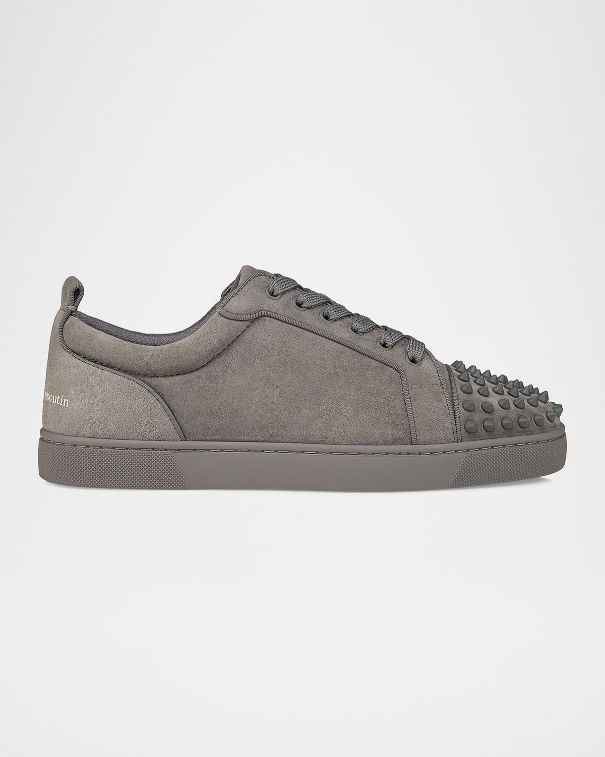 Christian Louboutin Louis Jr Spikes Canopy Suede Sneakers