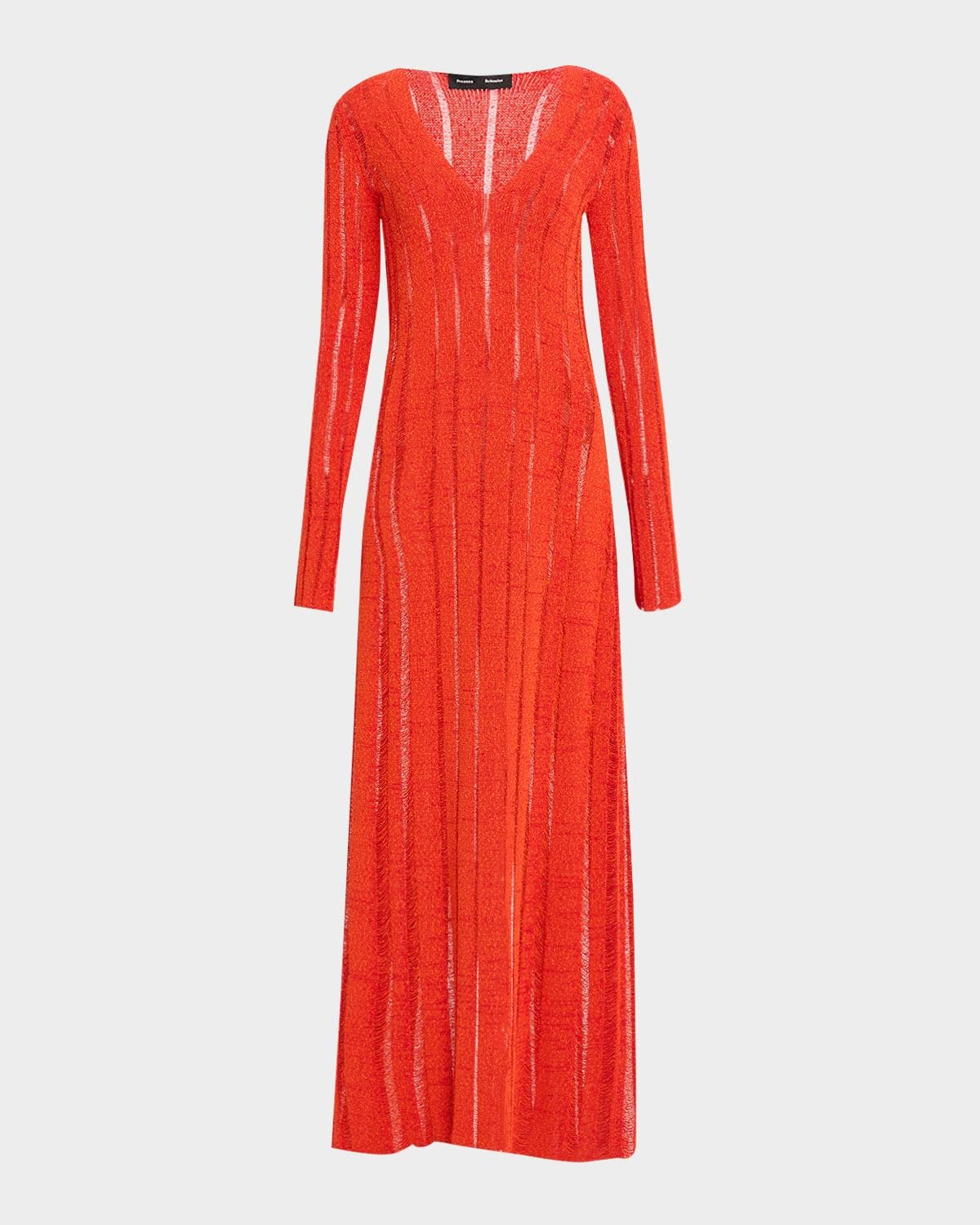 Proenza Schouler Maelle Maxi Dress in Sheer Viscose
