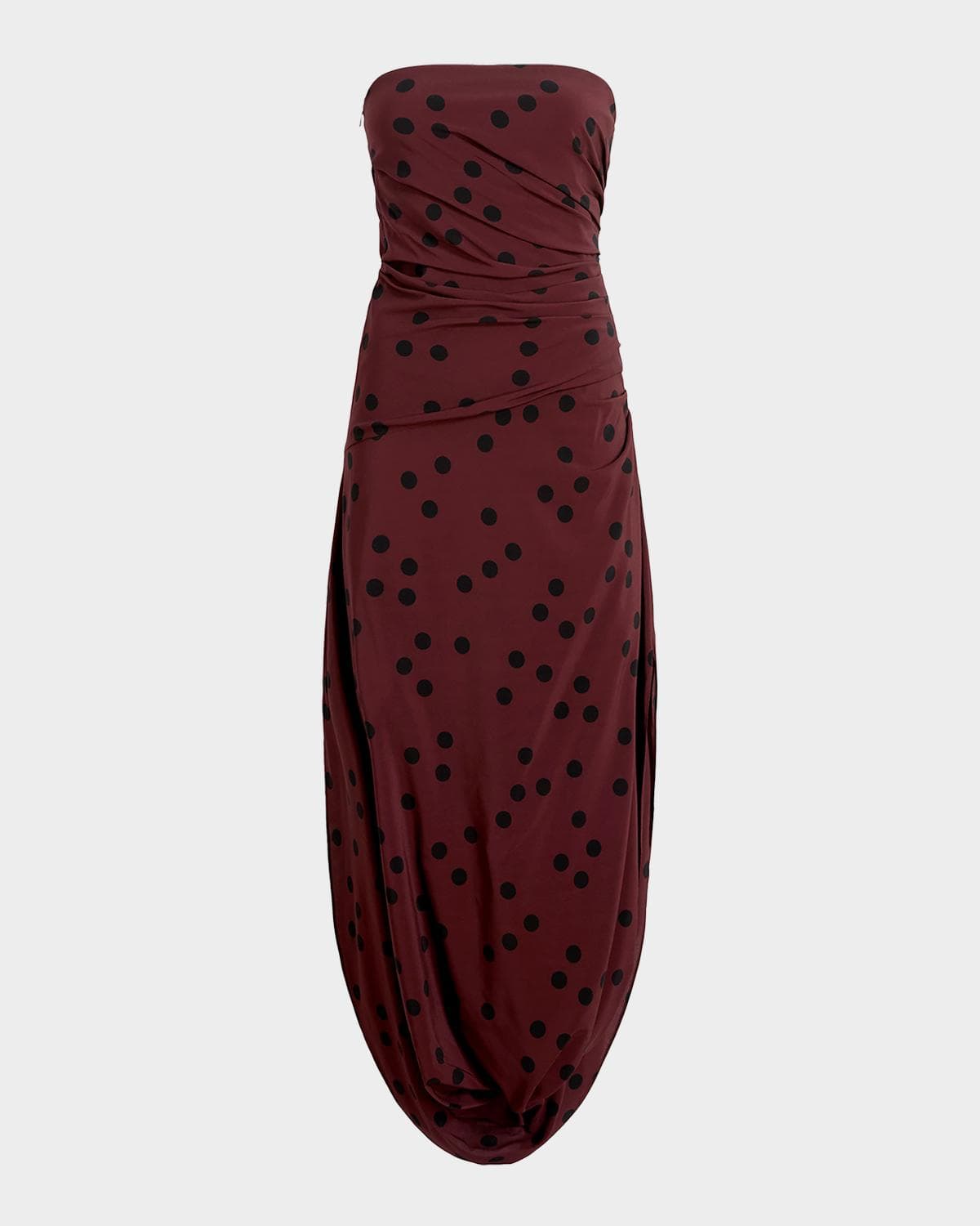 Proenza Schouler Nayara Printed Dot Stetch Viscose Dress
