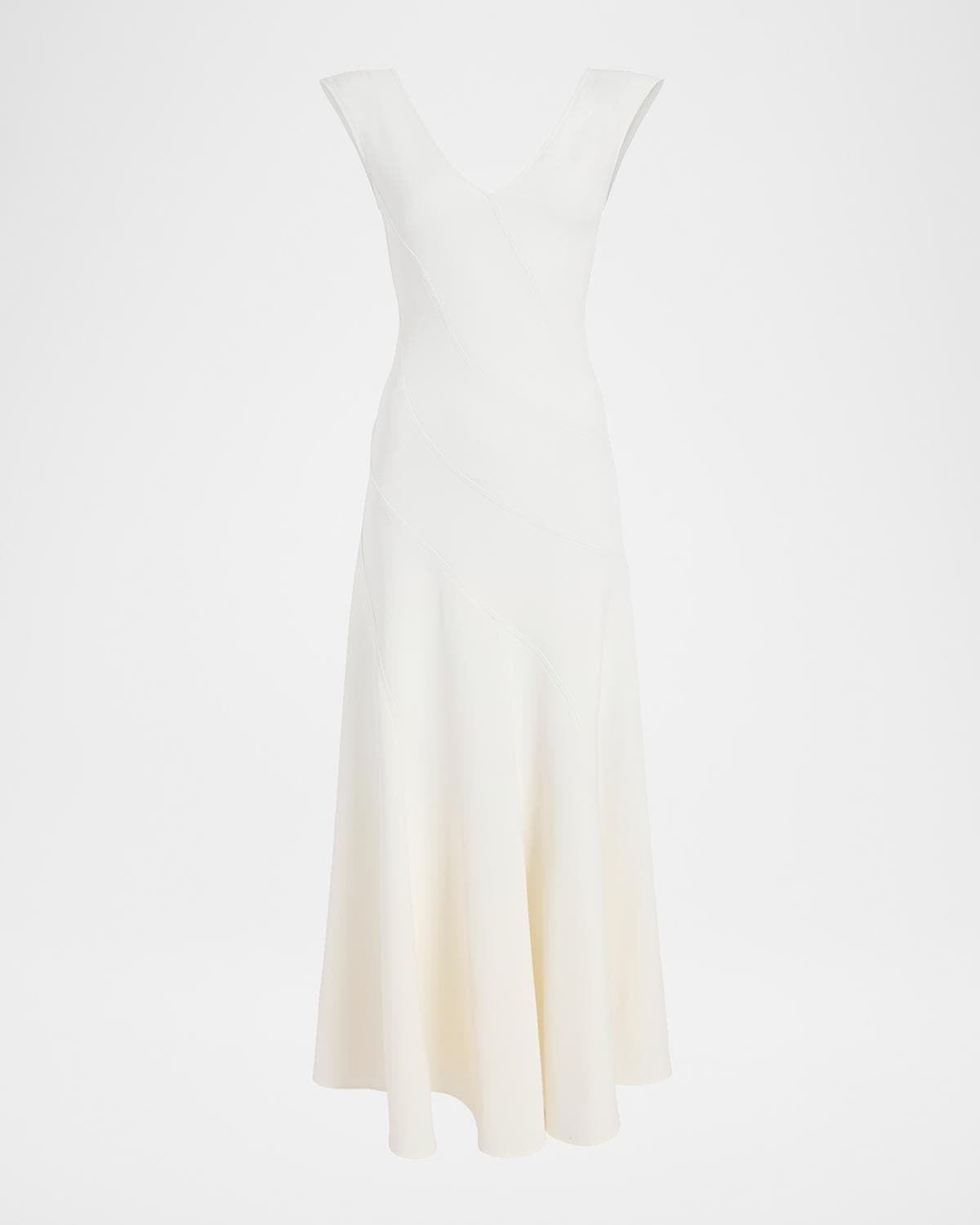 Proenza Schouler Romana Sleeveless Crepe Dress