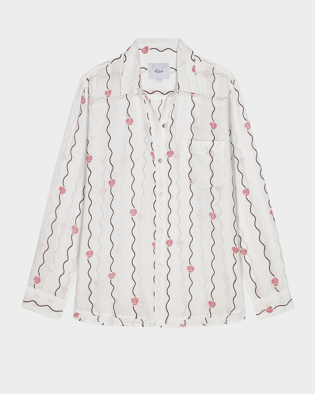 Rails Charli Seashell Embroidered Shirt