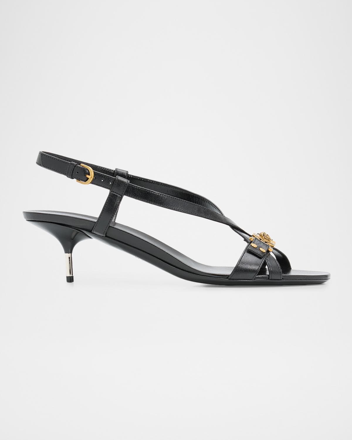 Versace Medusa 50MM Leather Sandals