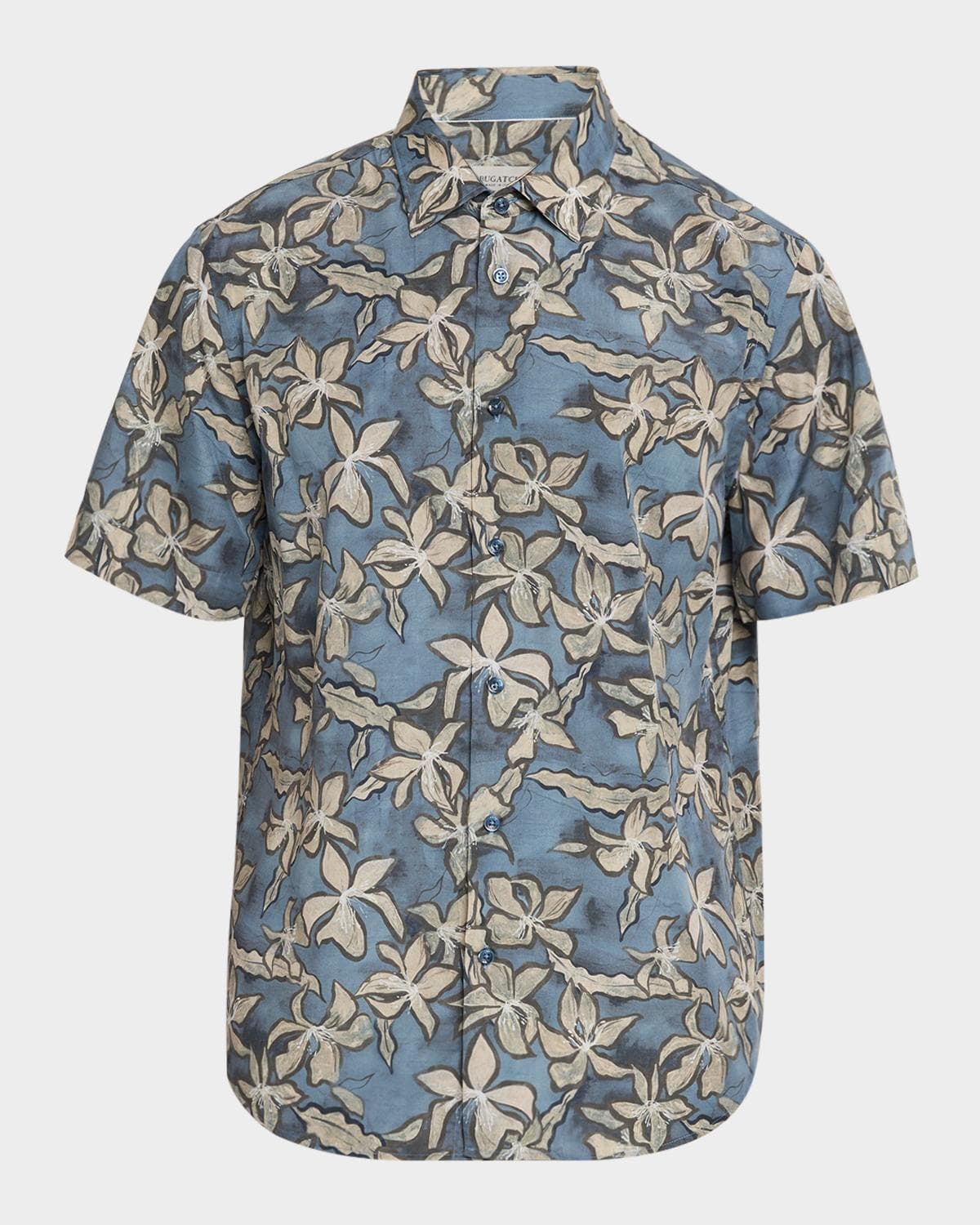 Bugatchi Men's Orson Lyocell Floral Camp Shirt