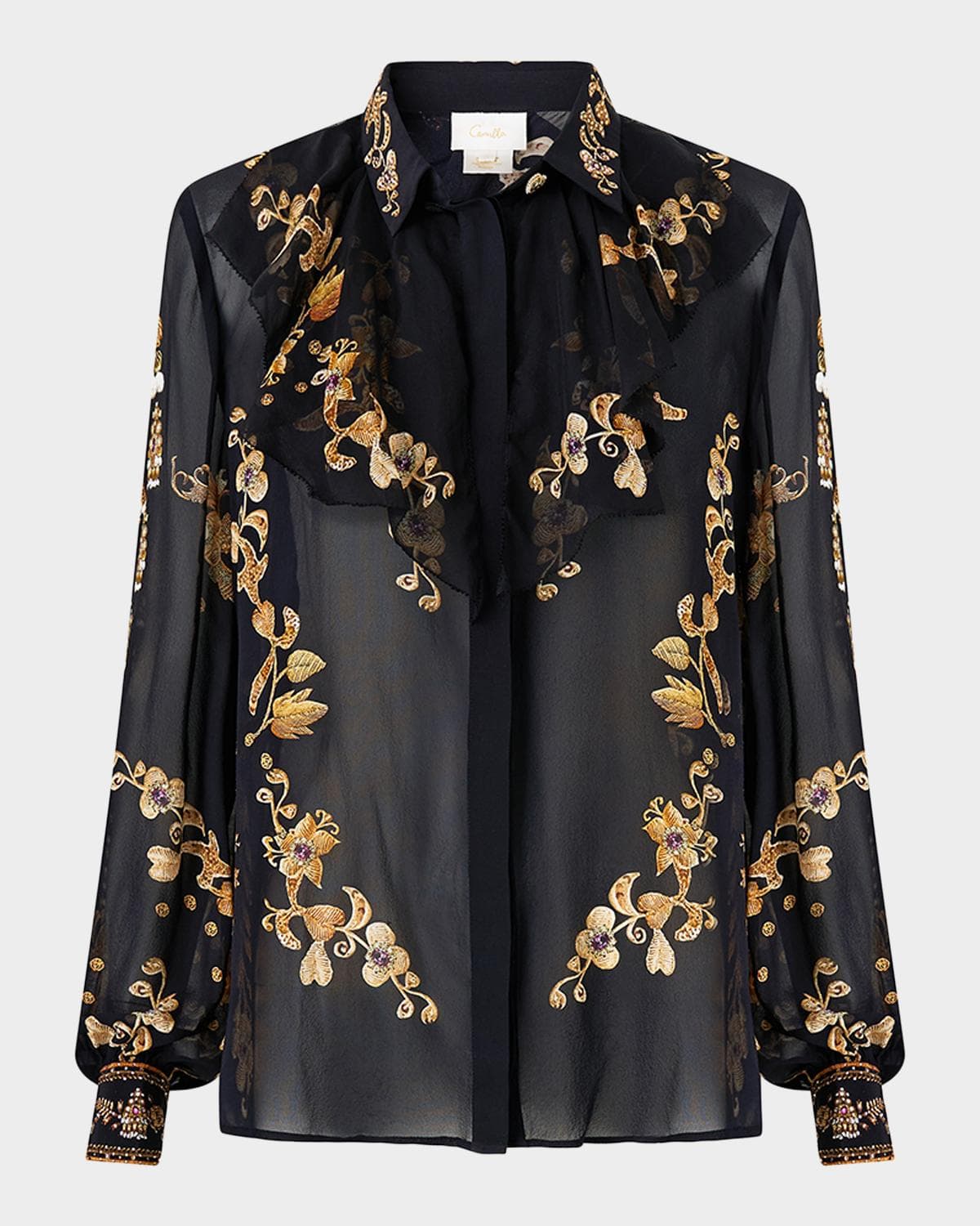 Camilla Taurus Rising Collared Shirt