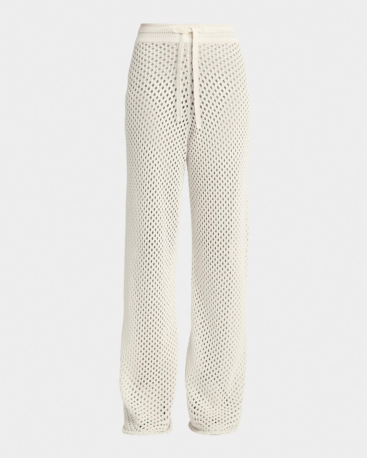 Golden Goose Journey Open-Knit Drawstring Pants