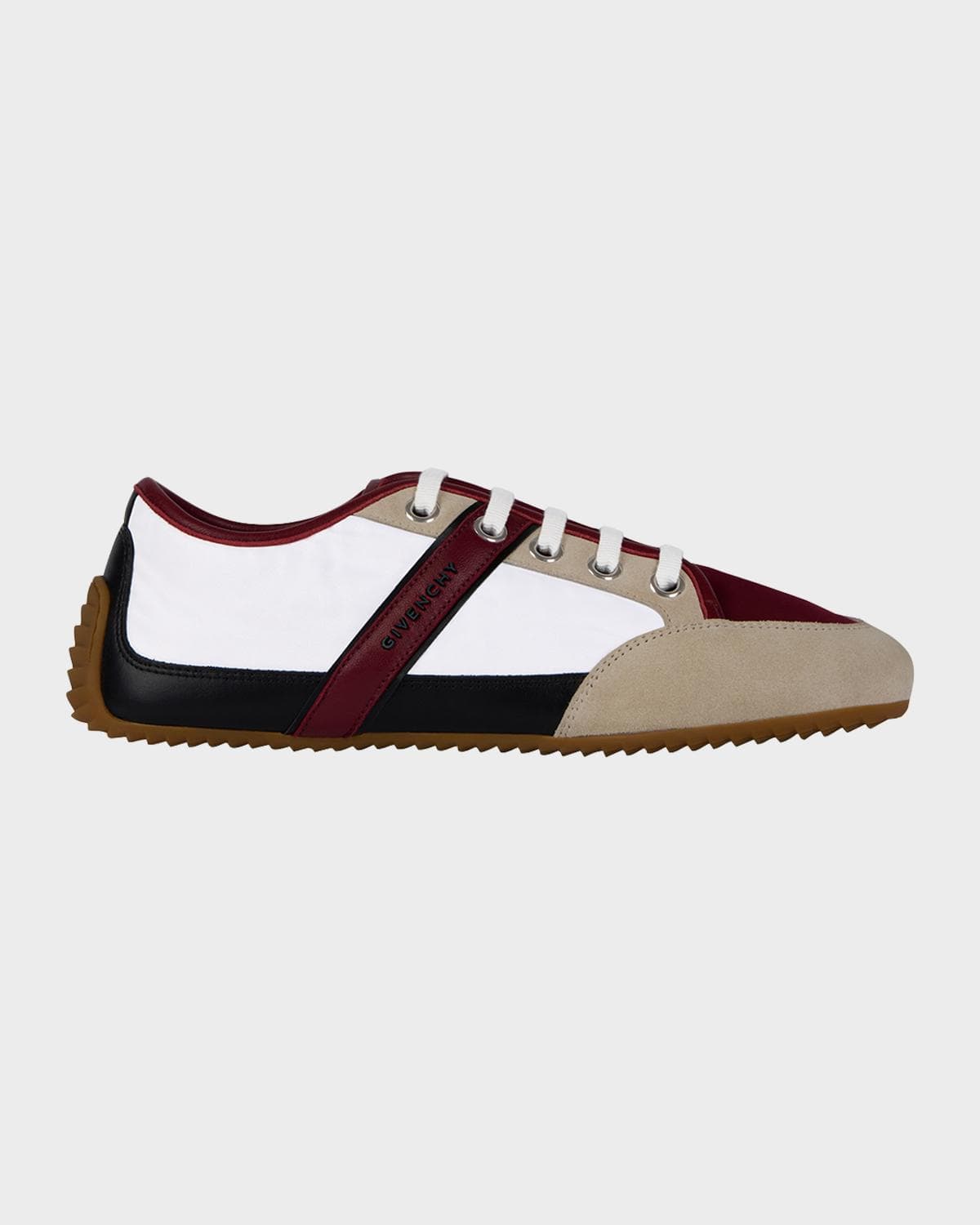 Givenchy Slim Nylon and Suede Low-Top Sneakers