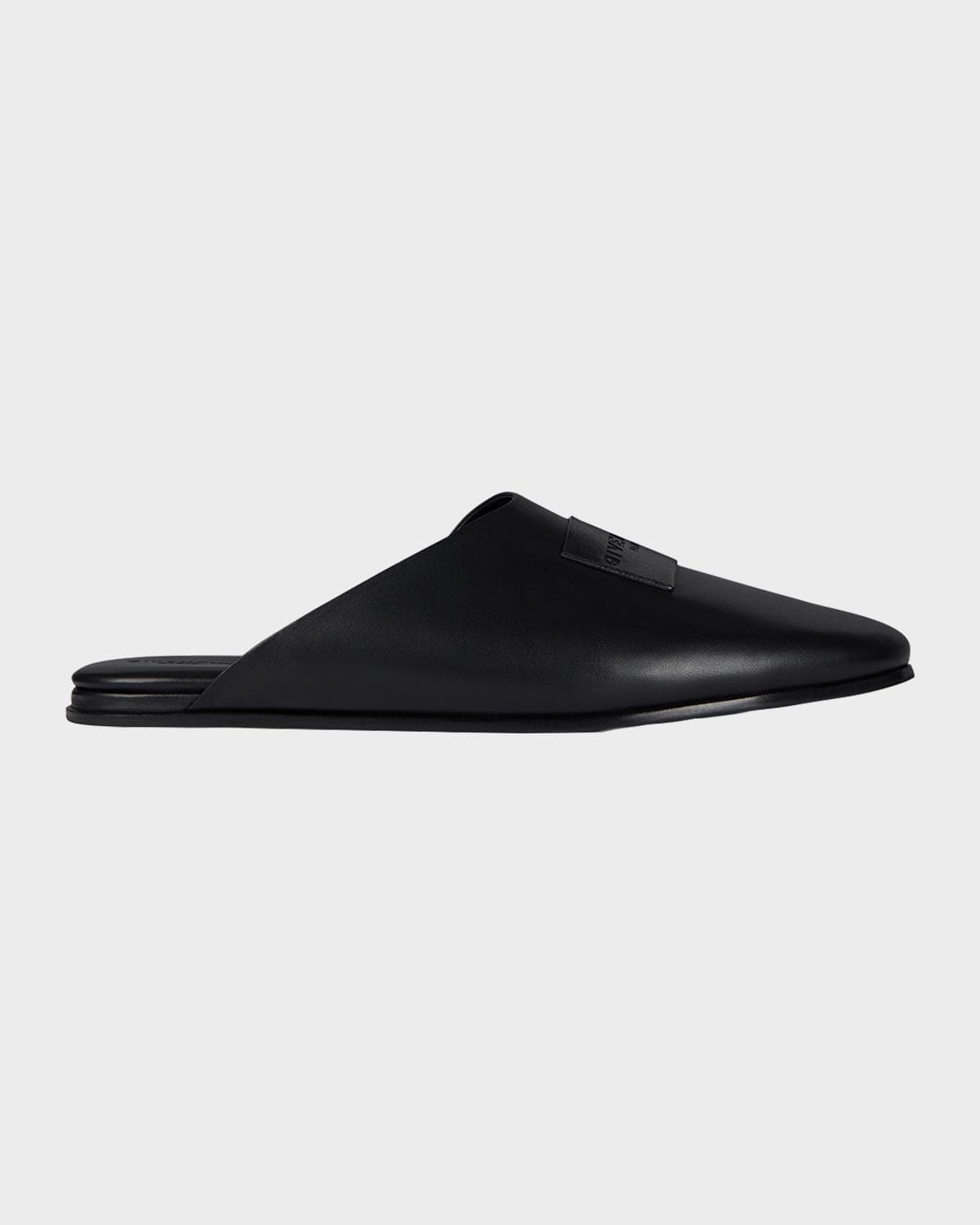 Givenchy Label Leather Mules