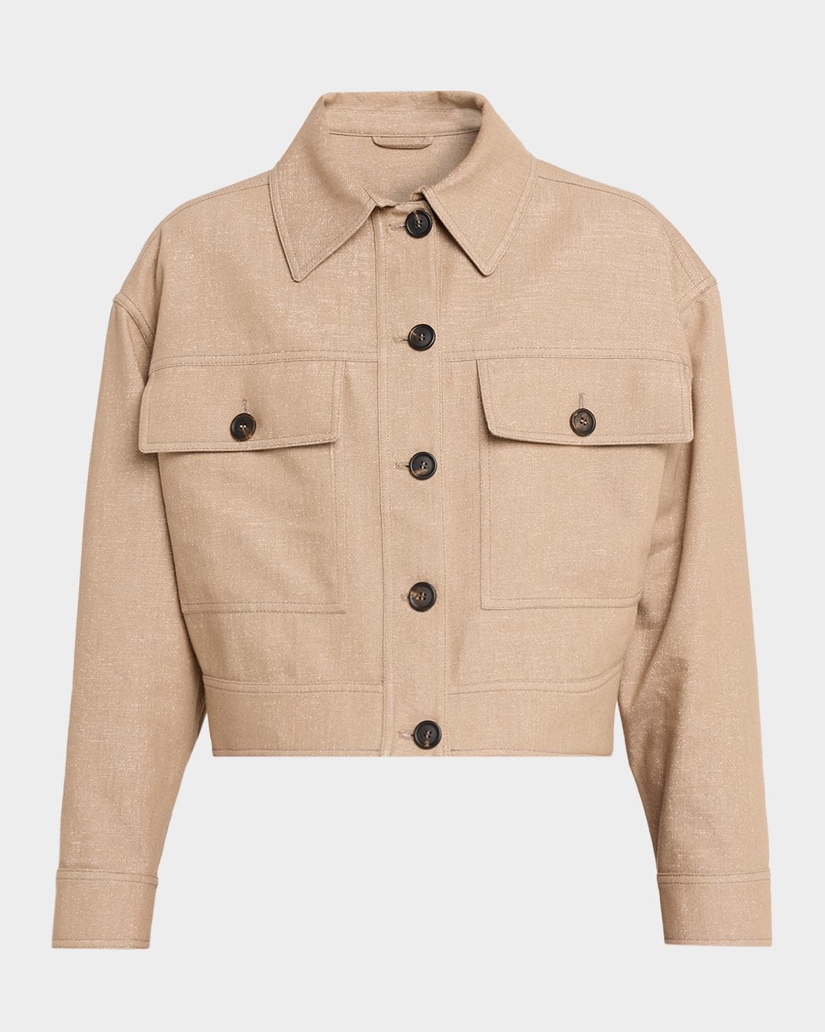 Brunello Cucinelli Shimmering Denim Jacket