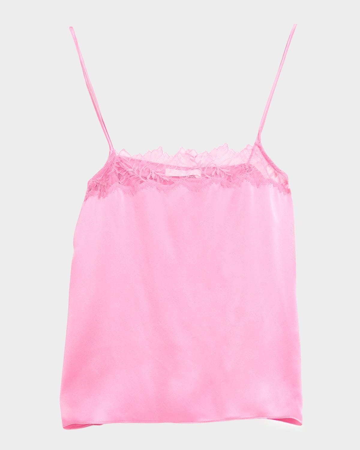 Sablyn Haya Silk Lace-Trim Top