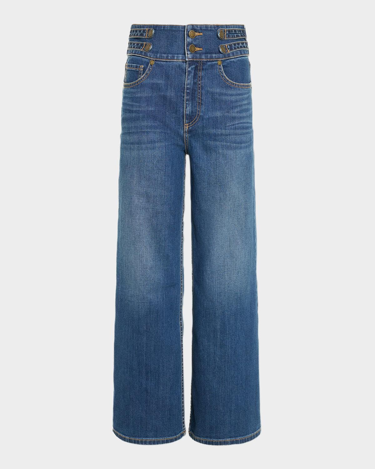 Ramy Brook Liv Cropped Wide-Leg Jeans
