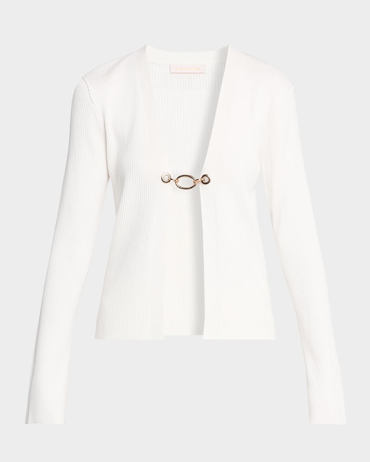 Ramy Brook Chloe Ribbed Cardigan