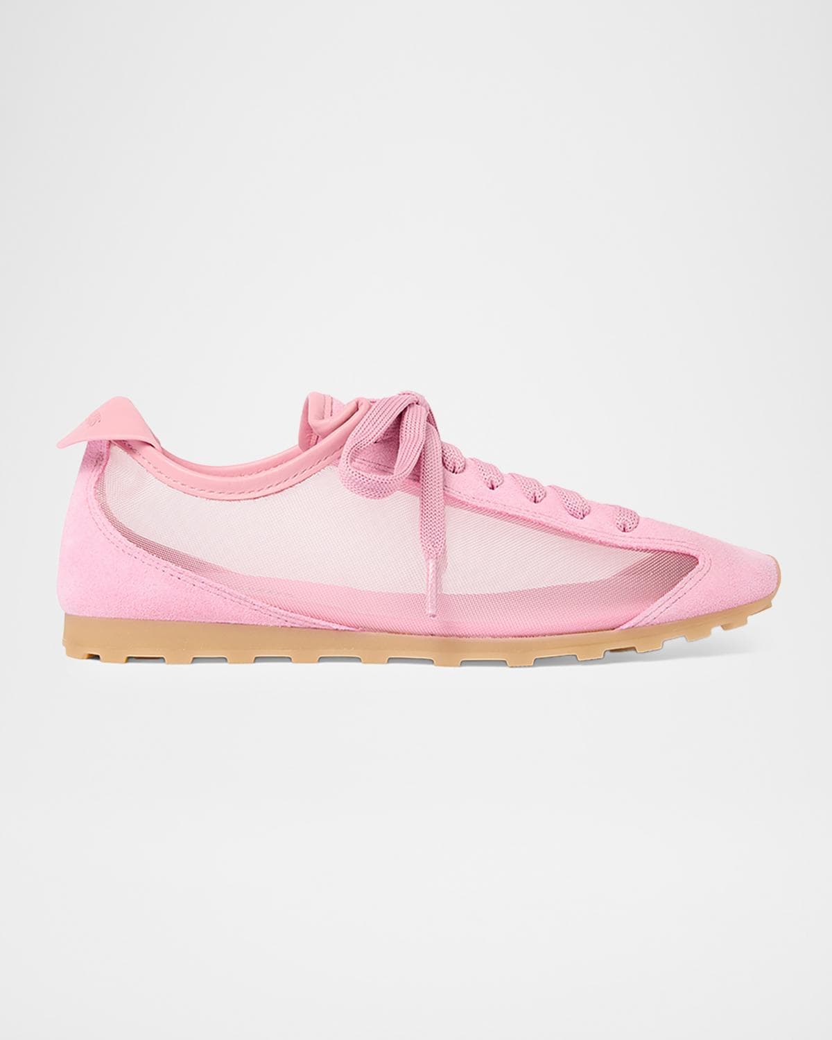 Jacquemus Les Tennis Suede and Mesh Low-Top Sneakers