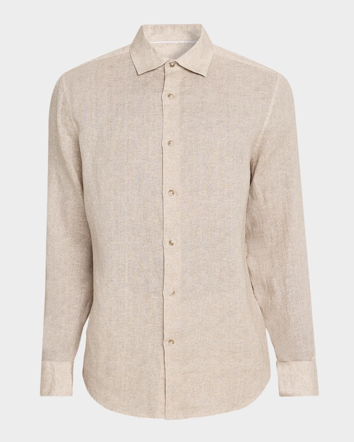 Bugatchi Men's Axel Linen Button-Down Shirt