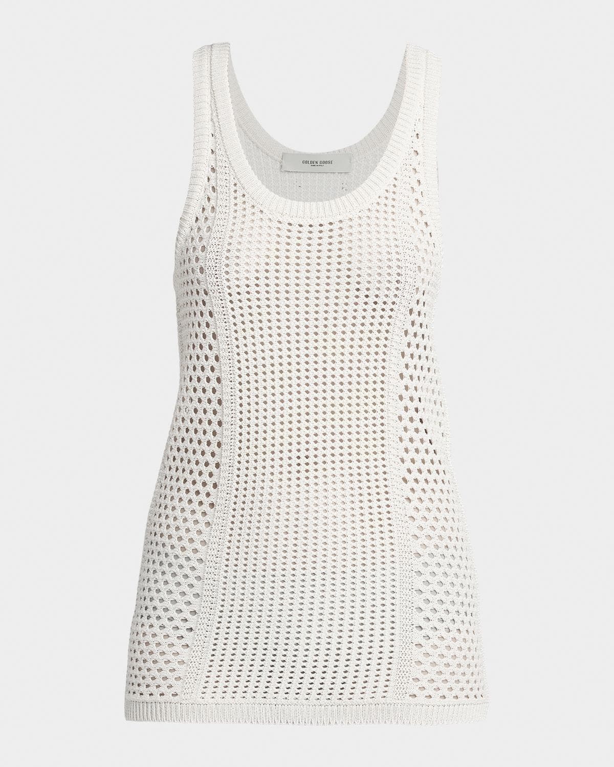 Golden Goose Journey Open-Knit Tank Top