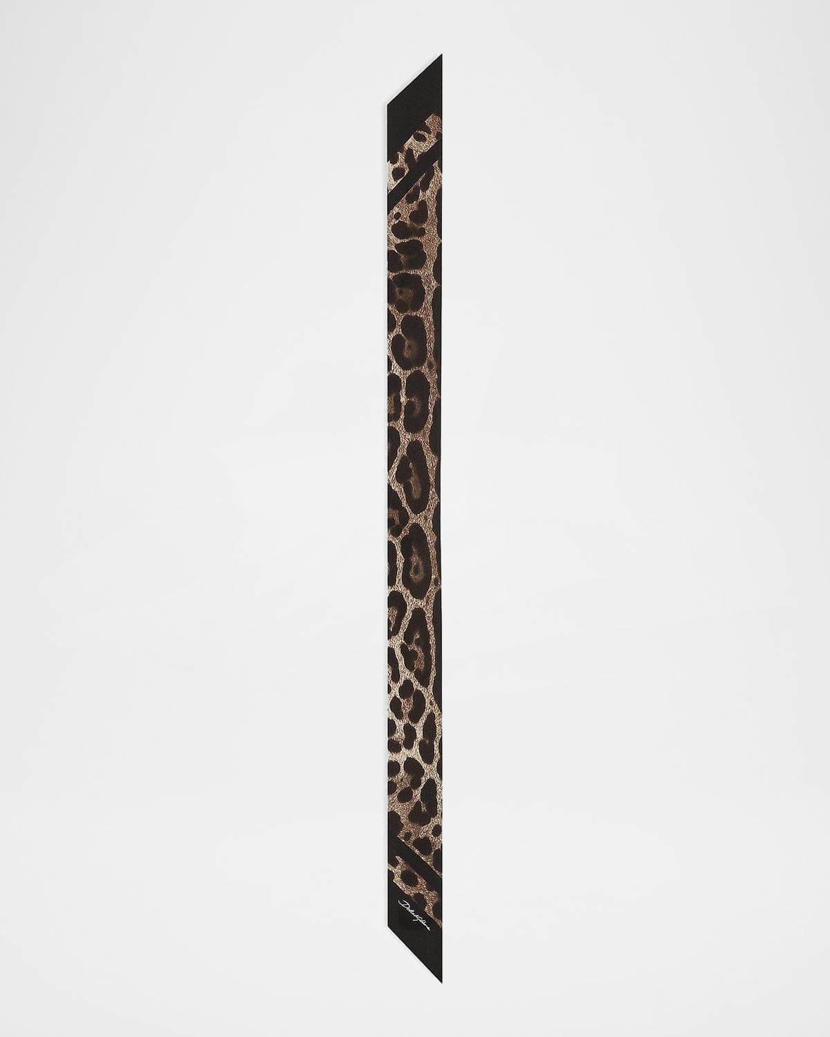 Dolce & Gabbana Leopard-Print Silk Scarf