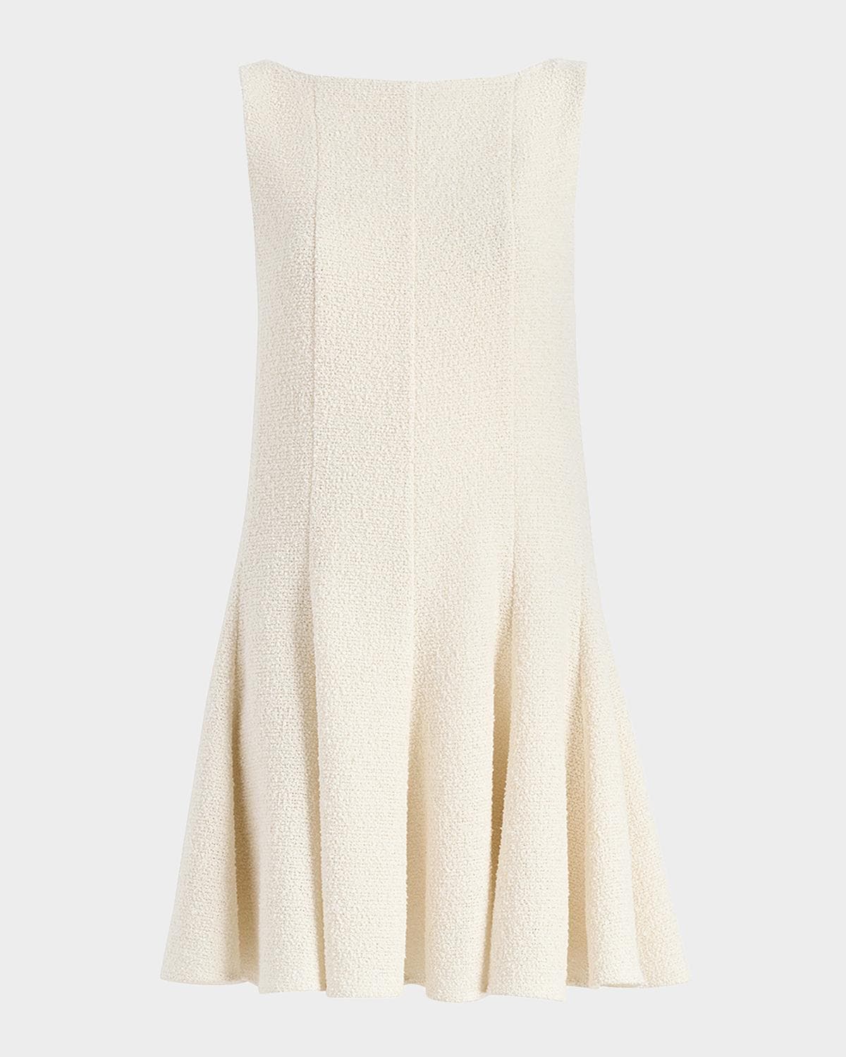 Khaite Mags Paneled Boucle Mini Dress