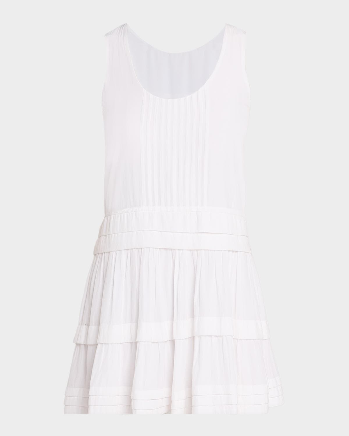Ramy Brook Paola Drop-Waist Mini Dress