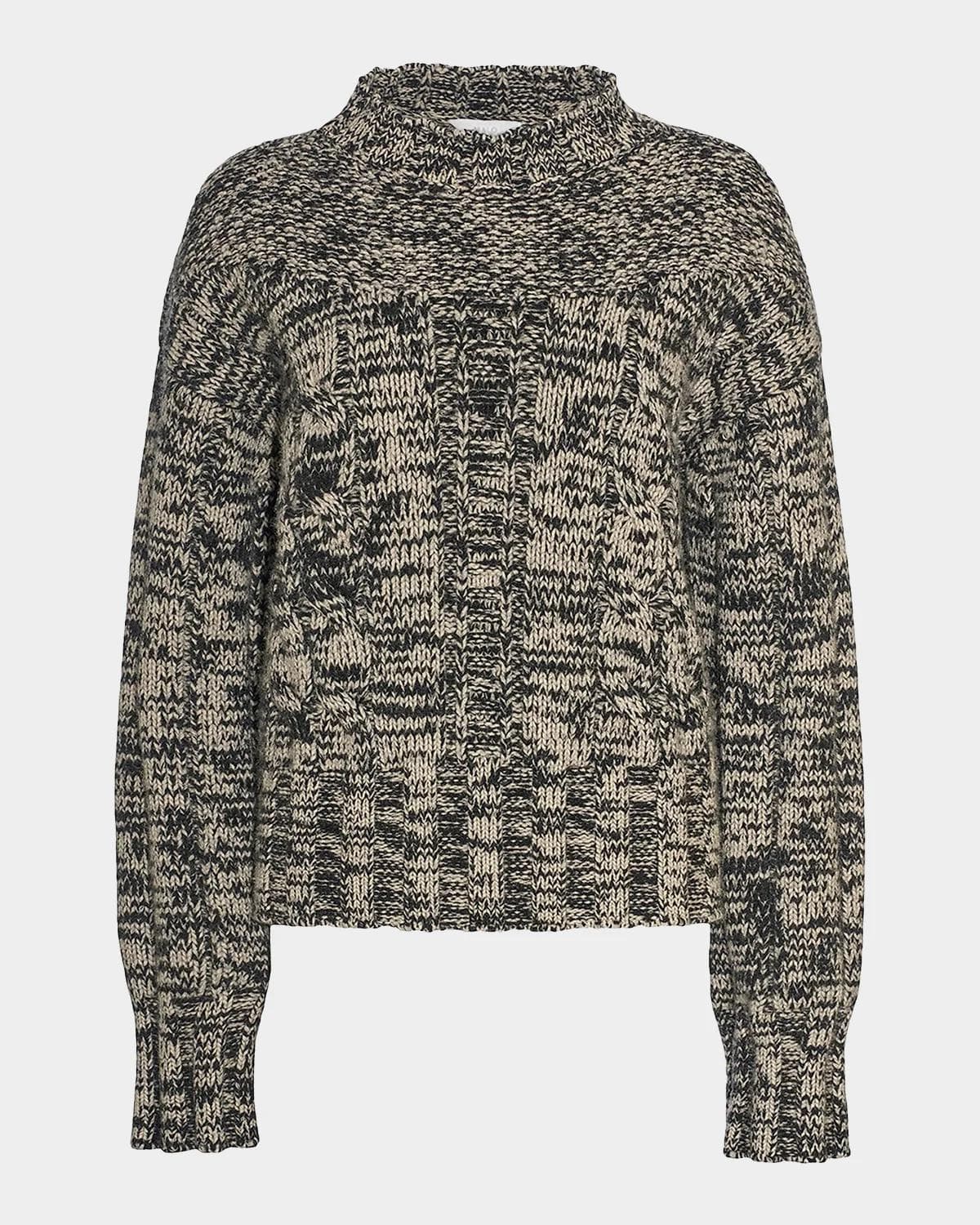 Malo Marled Wool-Silk Sweater