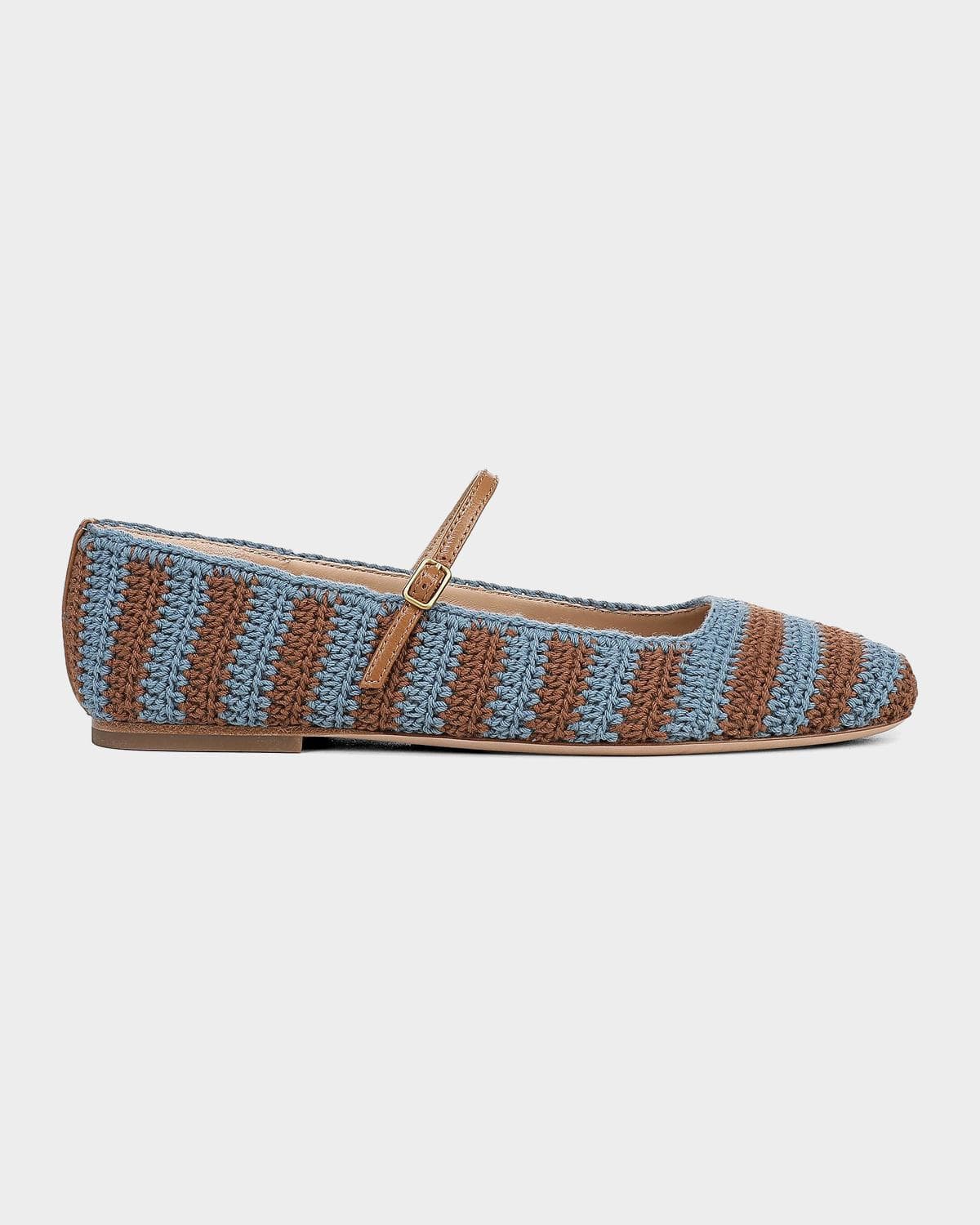 Veronica Beard Ellie Crochet Mary Jane Ballerina Flats · 9.5B / 39.5EU