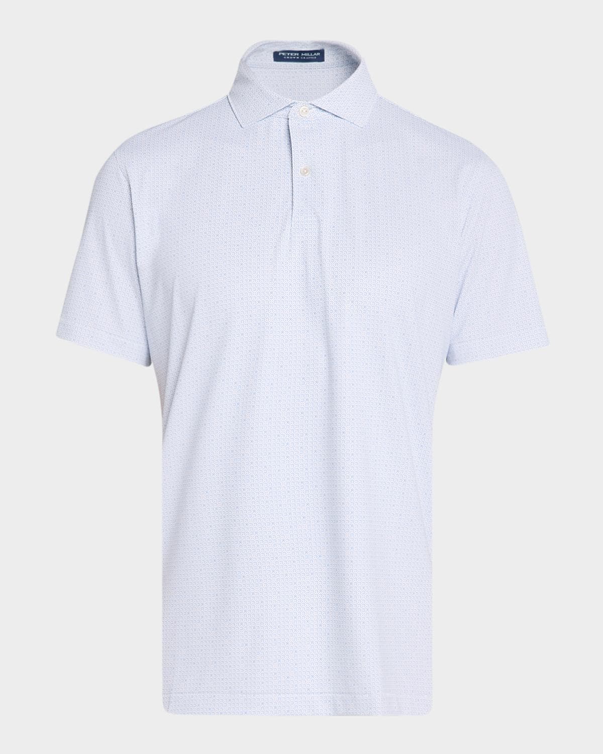 Peter Millar Men's Crown Crafted Alder Performance Jersey Polo Shirt