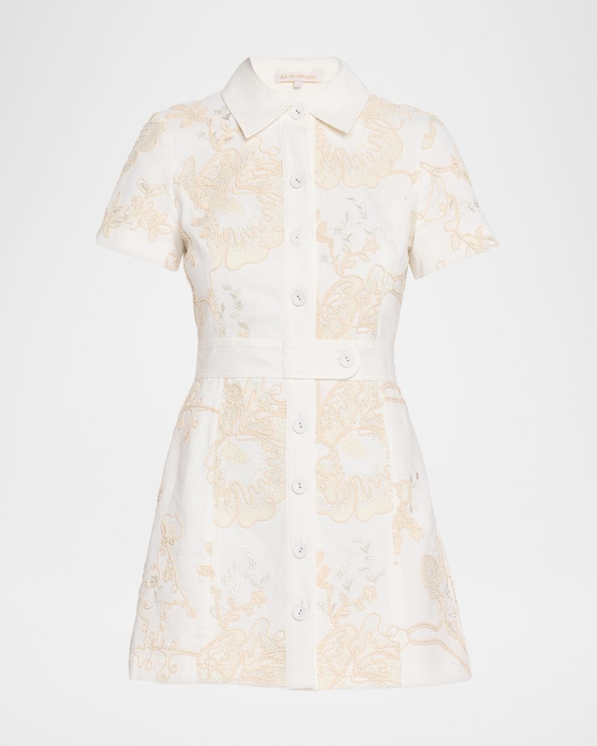 Ramy Brook Shannon Embroidered Mini Shirtdress · 4