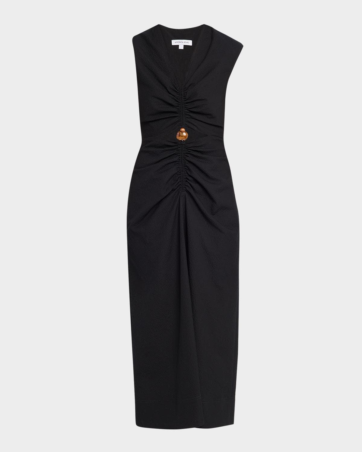 Veronica Beard Marisabel Cutout Crepe Midi Dress