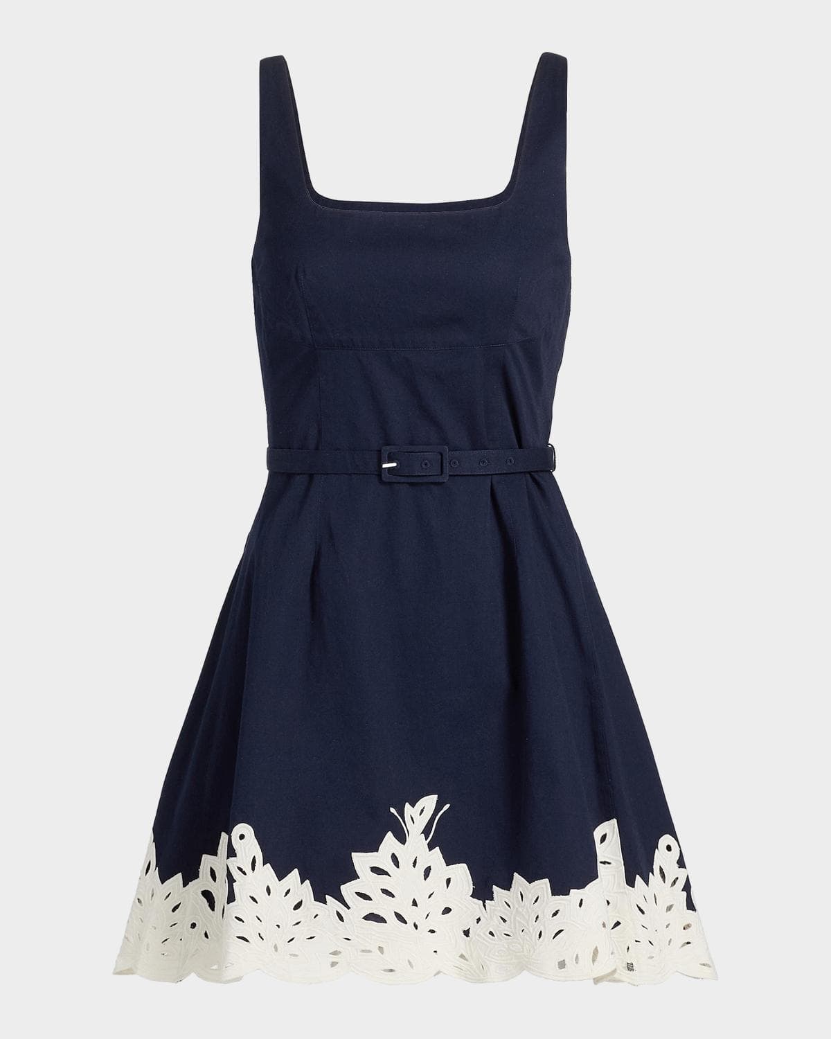 Tanya Taylor Paige Cutwork Lace Cotton Minidress · 14