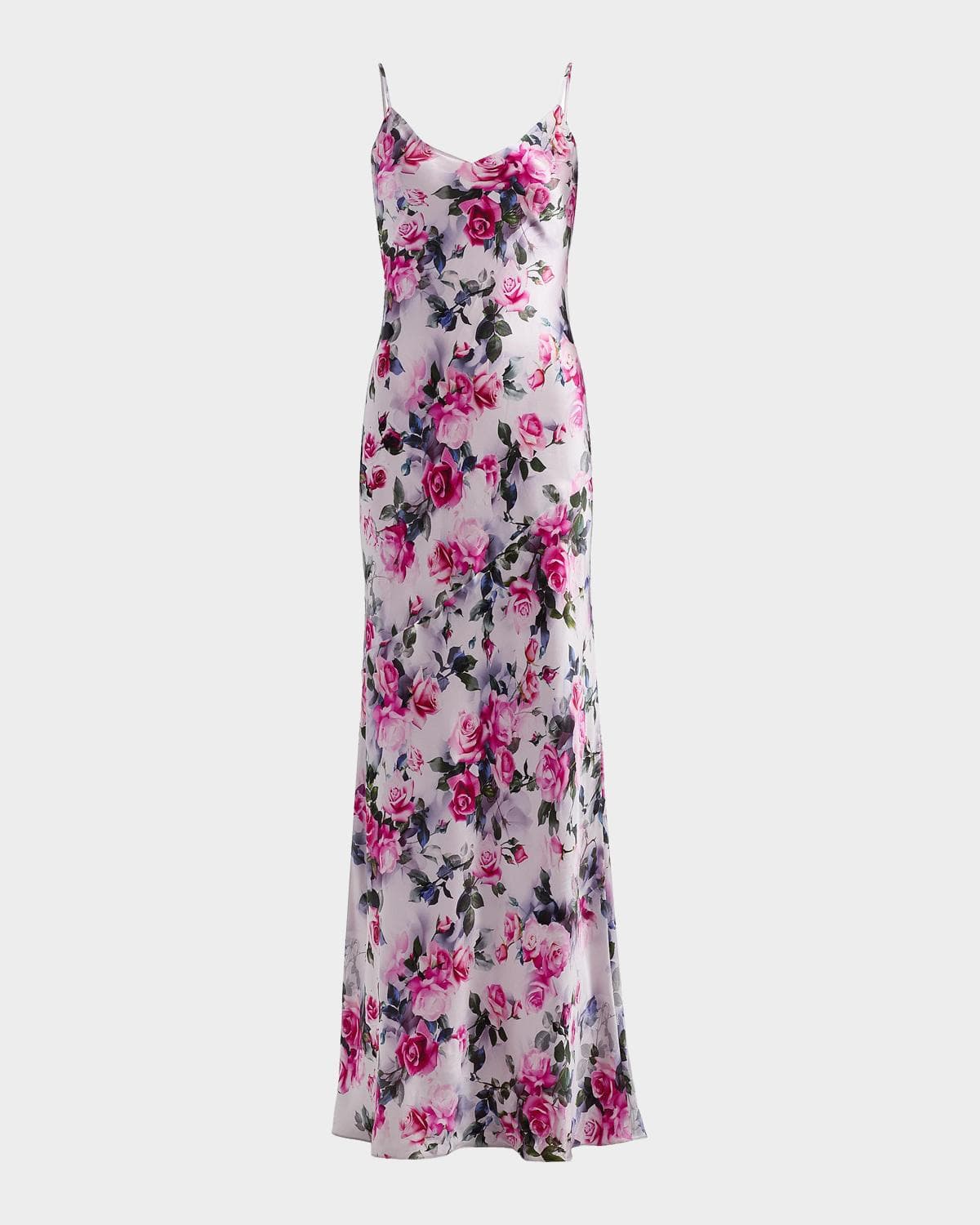 L 'AGENCE Serita Floral Silk Maxi Dress · 10