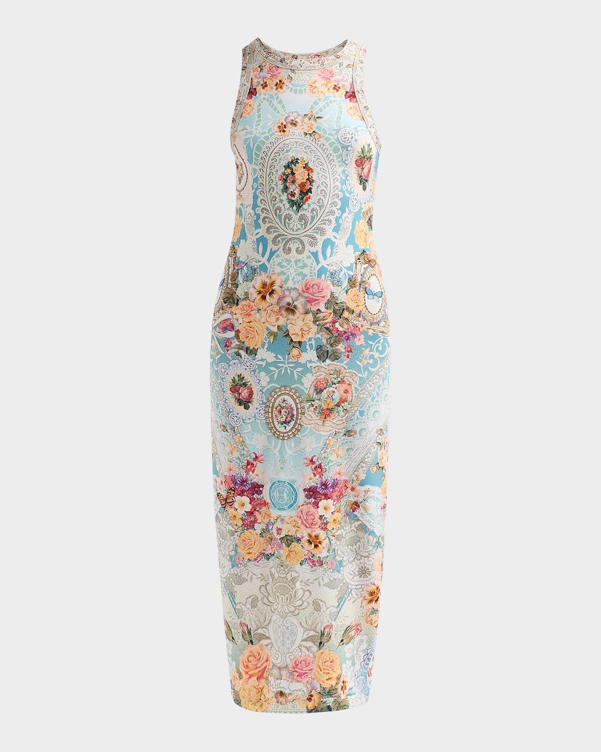 Camilla A Taste For Lace Jersey Tank Midi Dress