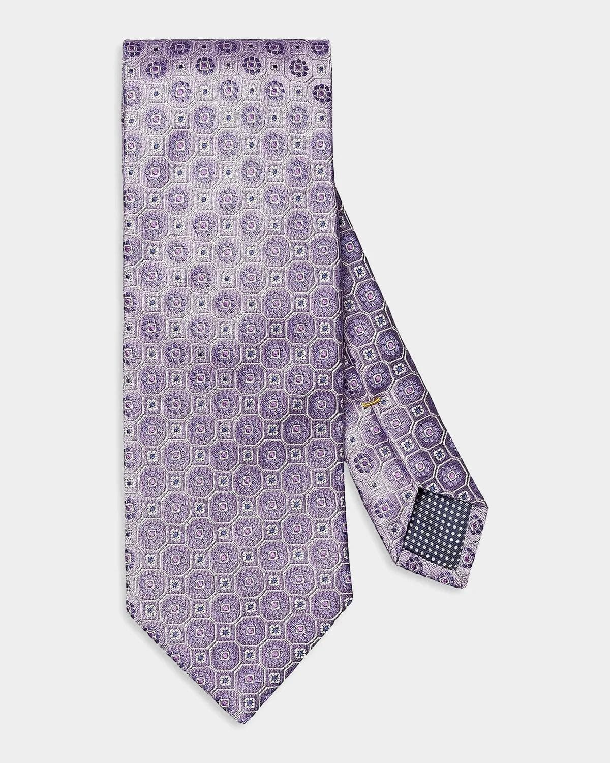 Eton Men's Floral Woven Silk Tie