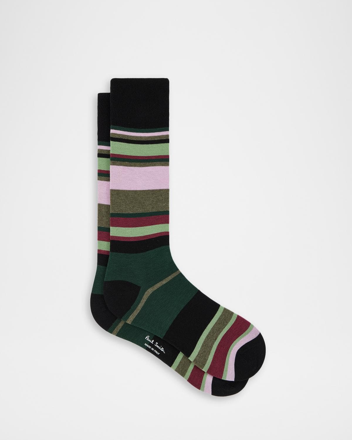 Paul Smith Men's Ozzy Multi-Stripe Crew Socks