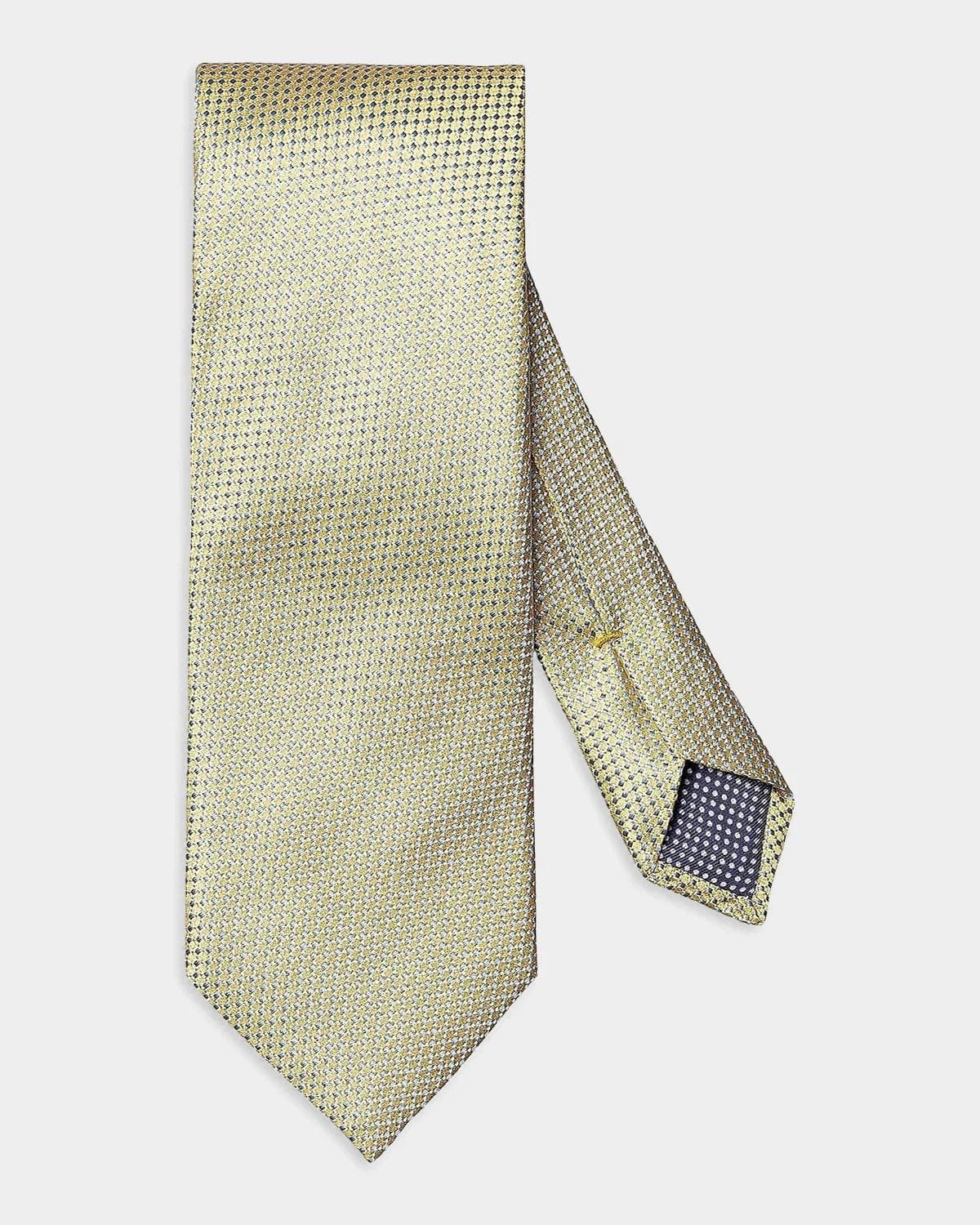 Eton Men's Micro Texture Linen Tie