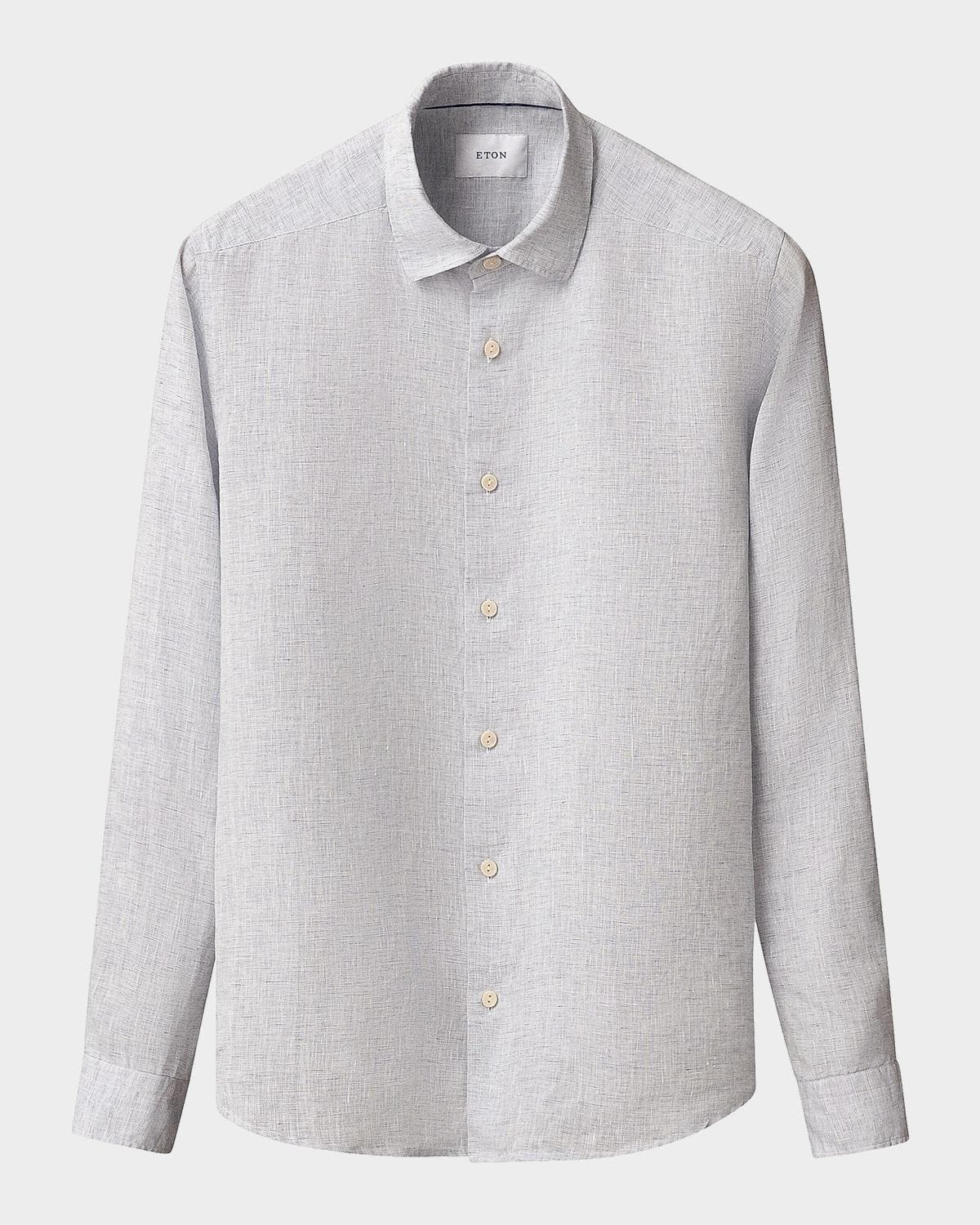 Eton Men's Linen Long-Sleeve Shirt
