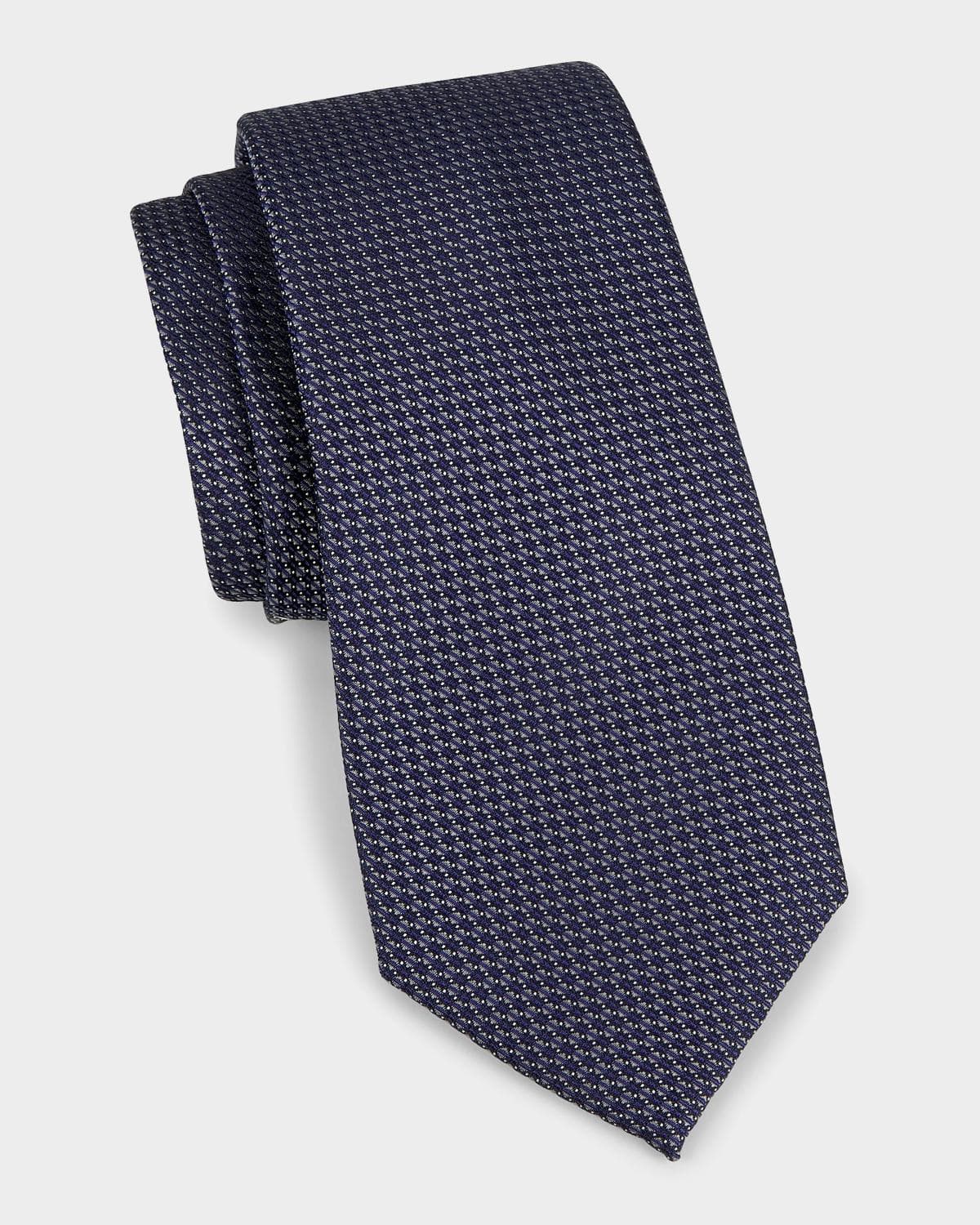 Canali Men's Neat Silk Tie · 1