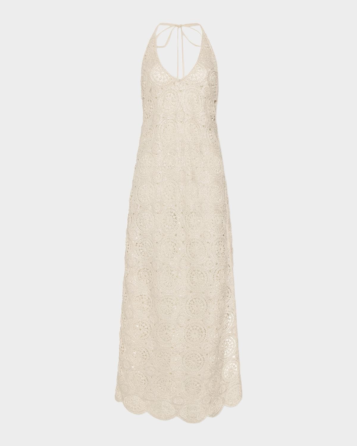 Ramy Brook Eve Crochet Cotton Coverup Maxi Dress