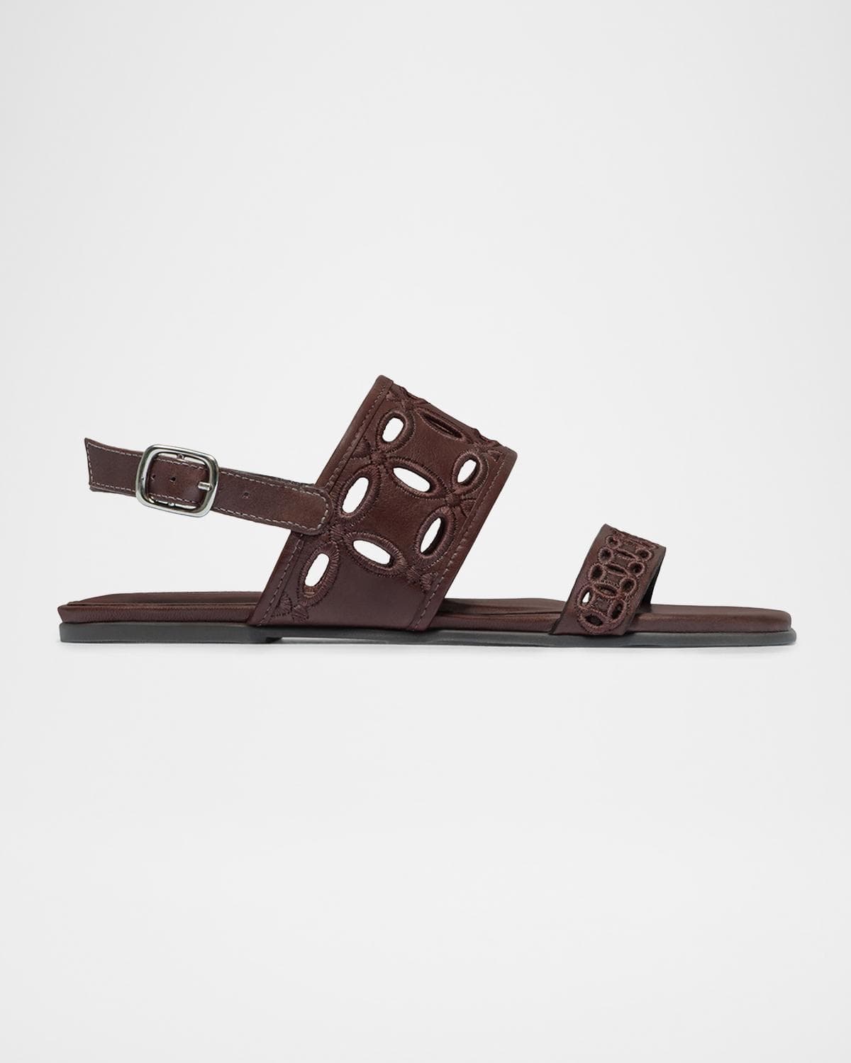 Bernardo Orla Cutout Leather Slingback Sandals