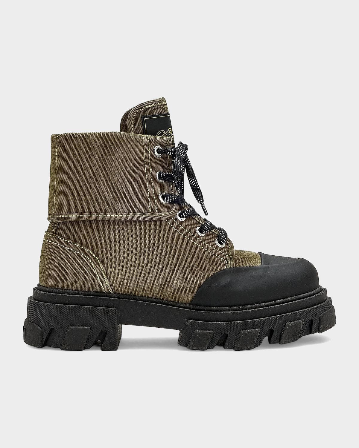 Ganni Cleated Ankle Boots