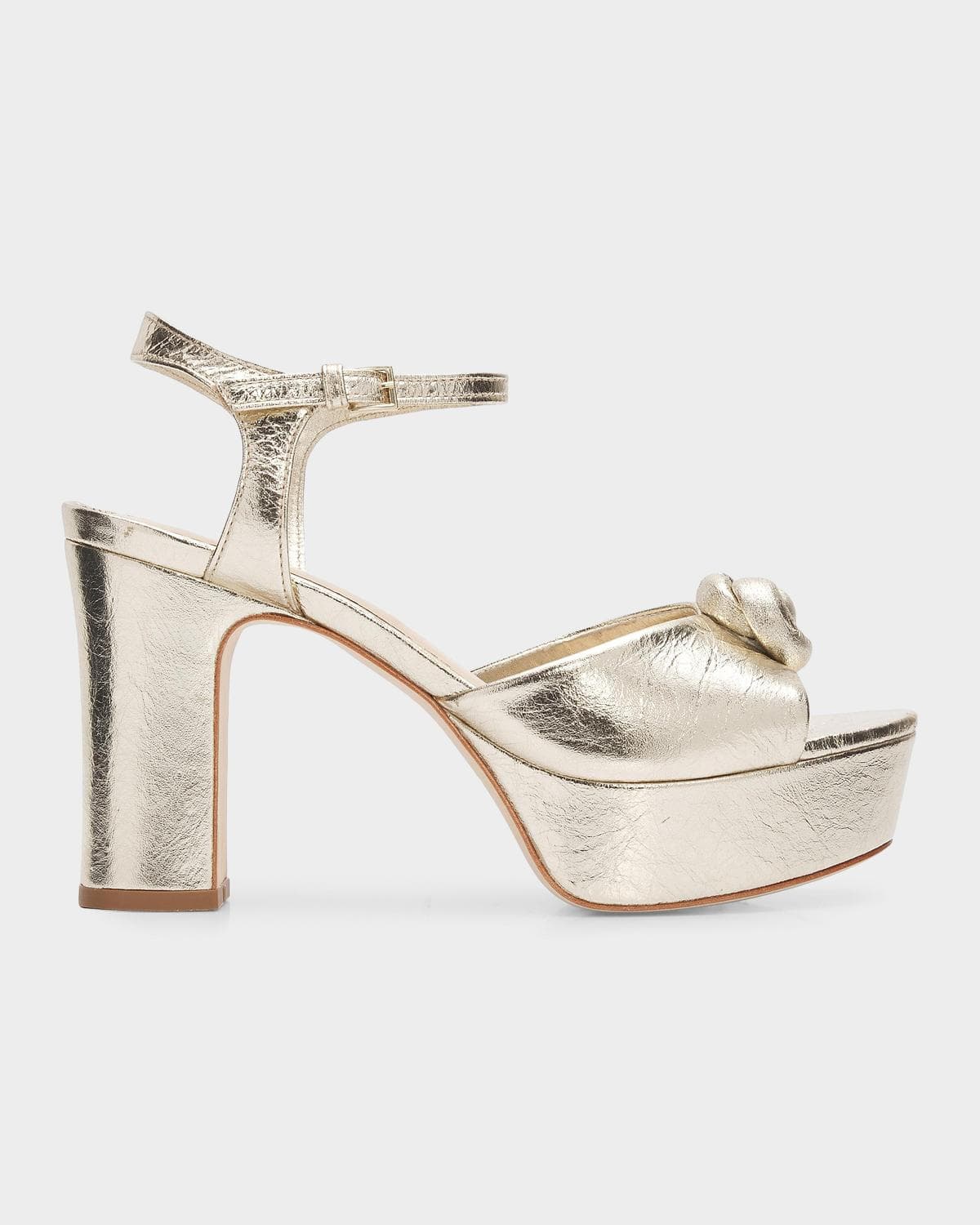 Cinq à Sept Arianna 100MM Leather Platform Sandals