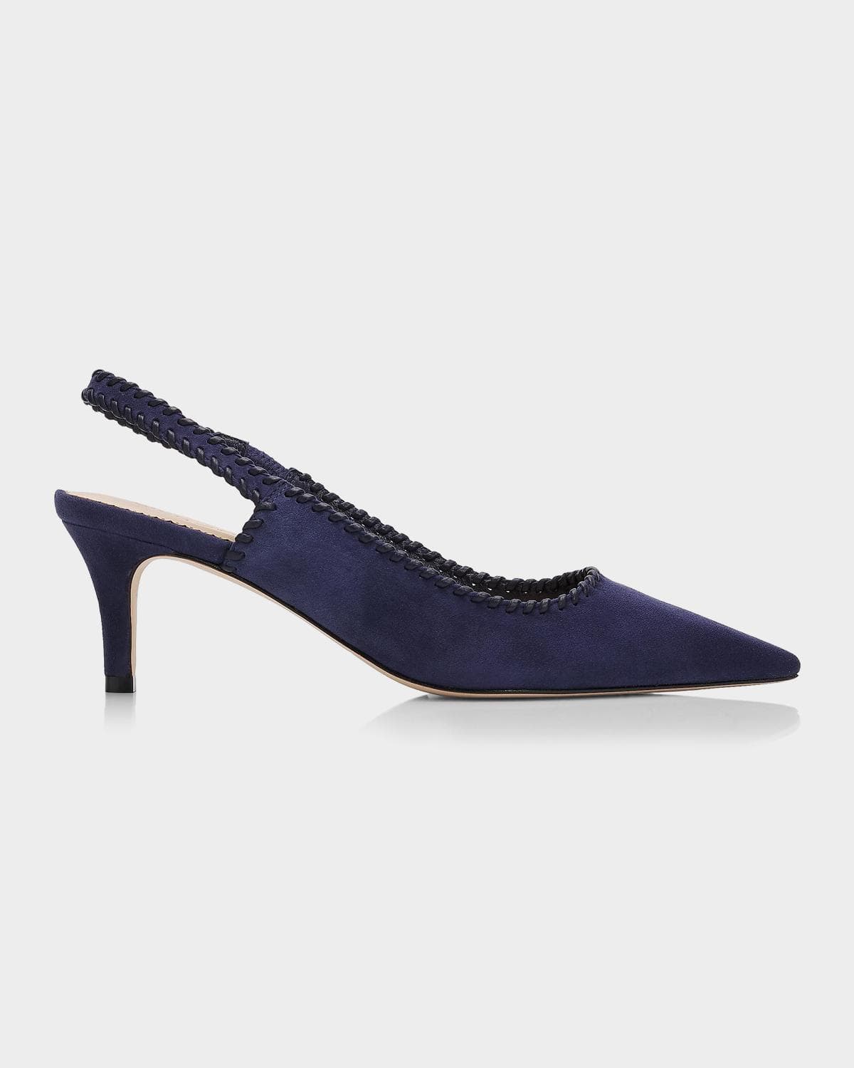 Cinq à Sept Sylvie 65MM Suede Slingback Pumps