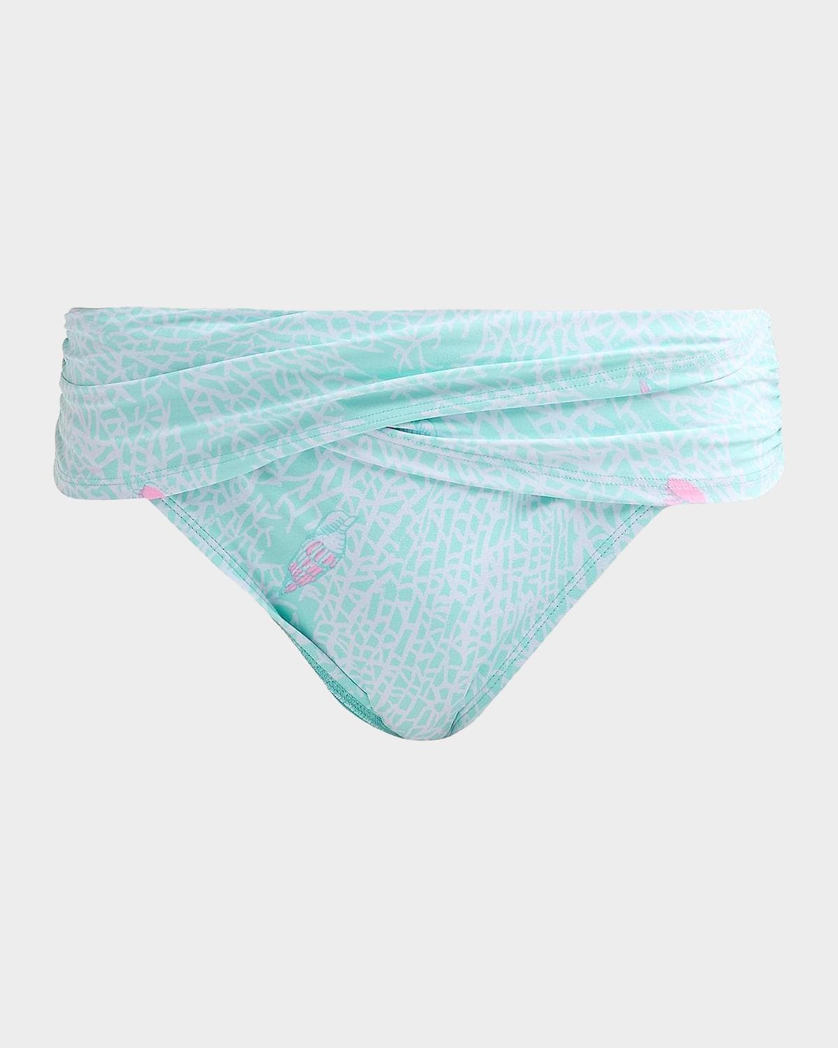 Lilly Pulitzer Lagoon Sarong Hipster Bikini Bottom