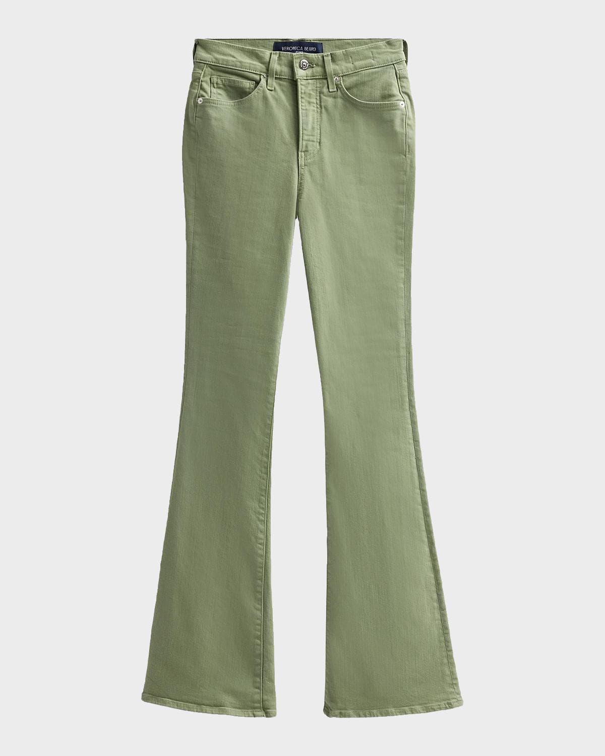 Veronica Beard Beverly High-Rise Skinny Flare Jeans